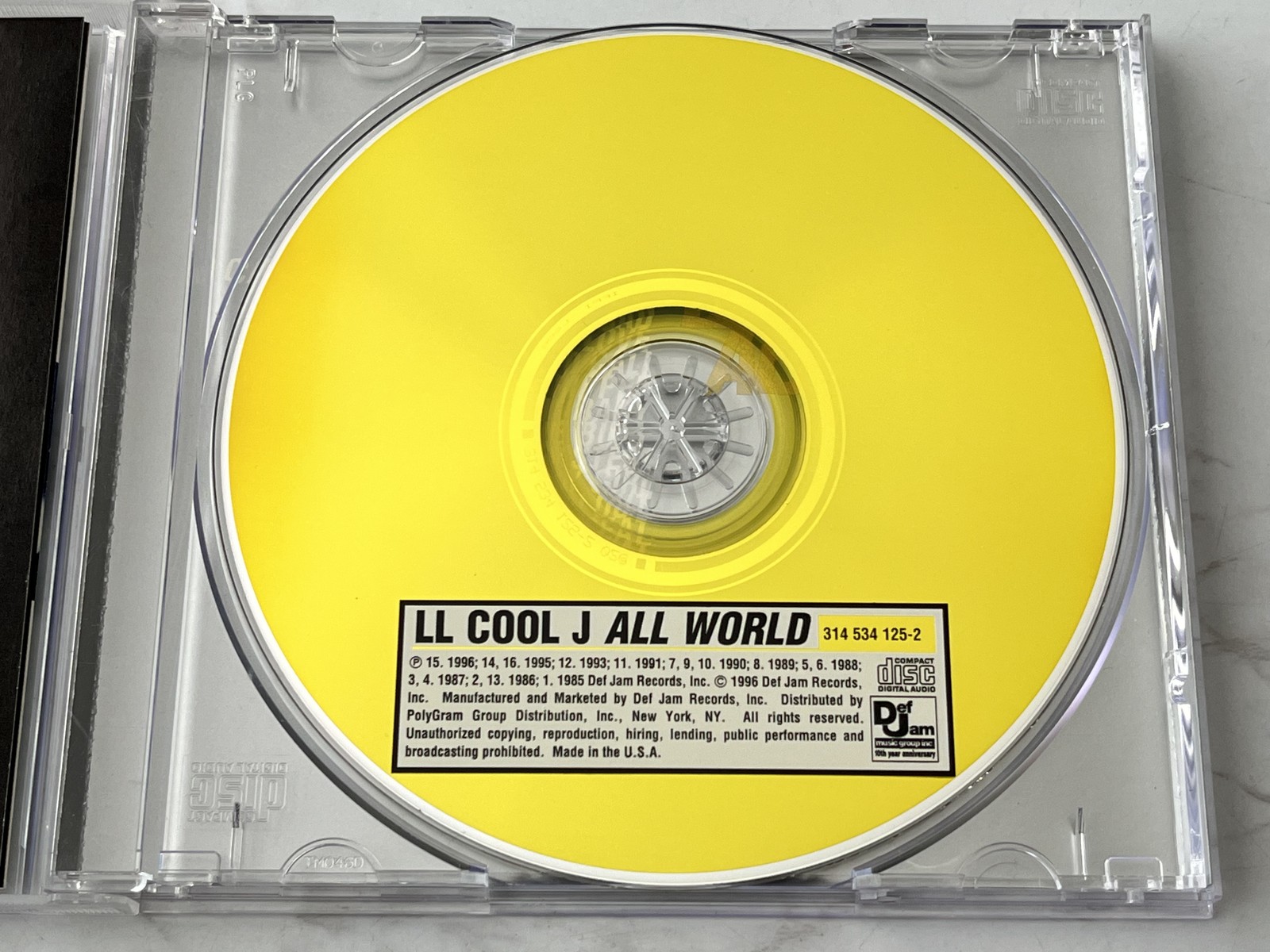 LL Cool J All World CD 1996 Def Jam 314 534 125-2 COMPILATION BOYZ II MEN