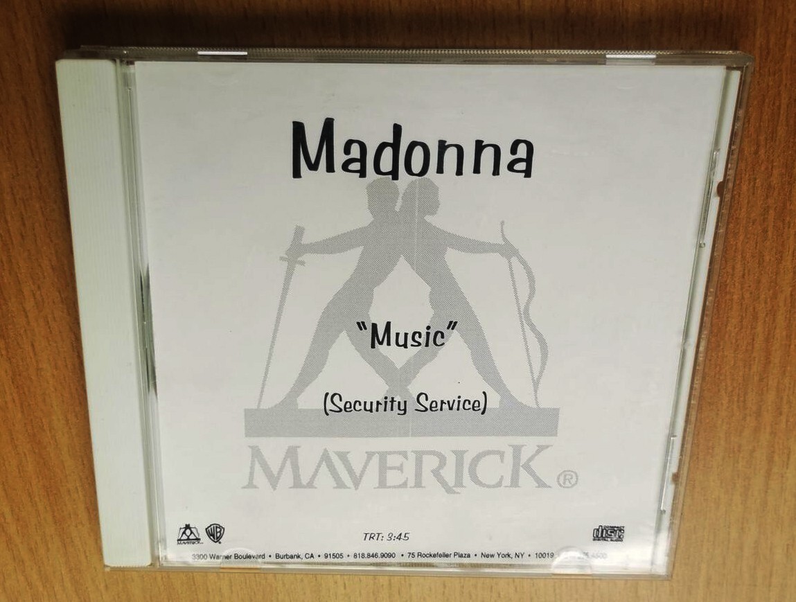 MADONNA CD Music 1 Track Pre-production 'In-House' REFERENCE CD PROMO V Rare