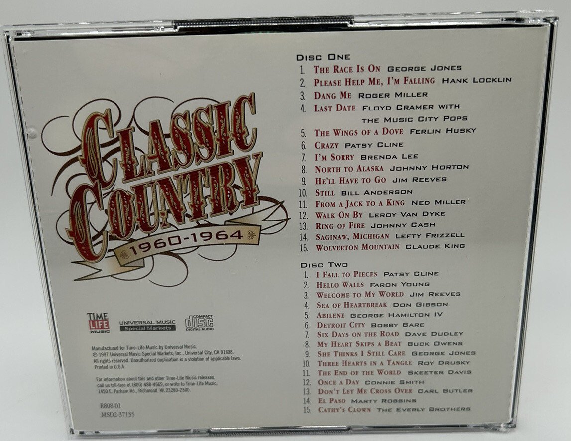 Country CDs Mixed Lot Loretta Lynn Patsy Cline Merle Haggard Johnny Cash