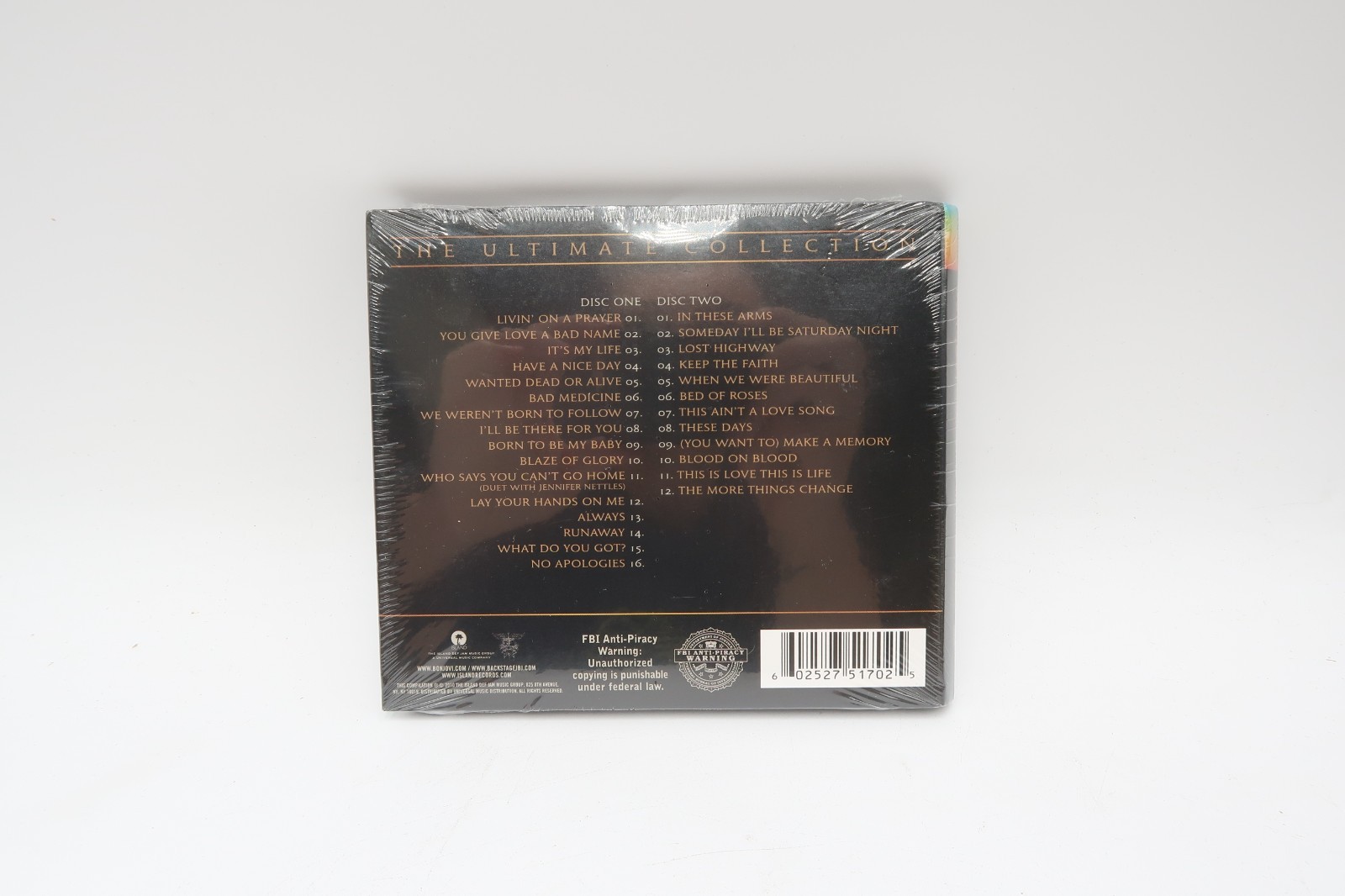 BON JOVI "GREATEST HITS-ULTIMATE COLLECTION" BRAND NEW ORIGINAL 2010 USA2CDALBUM