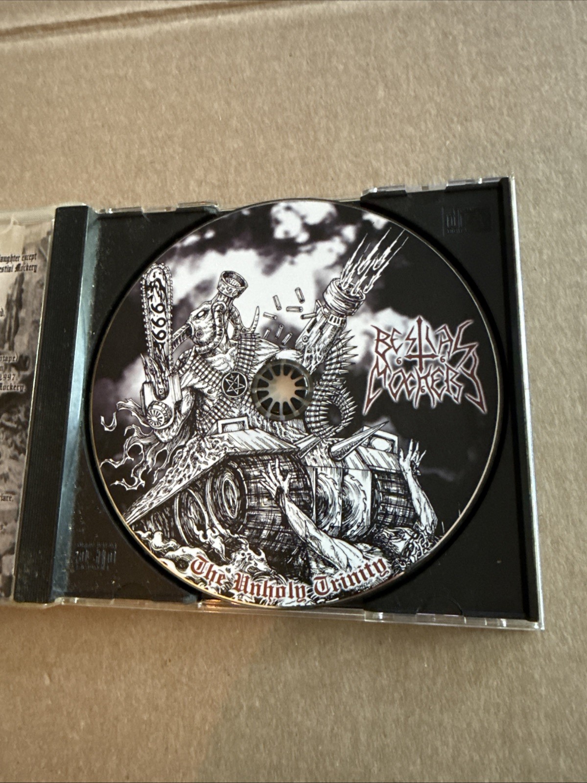 Bestial Mockery The Unholy Trinity Limited Cd /1000 WHP-074D/METAL 2007
