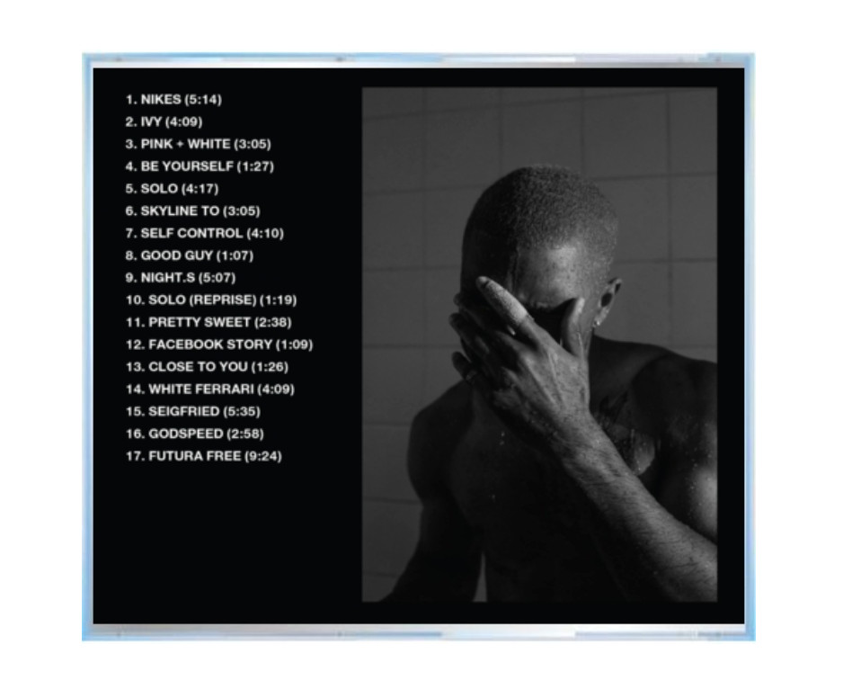Frank Ocean - HANDMADE CD lot - Nostalgia Ultra, Channel Orange, Endless, Blonde