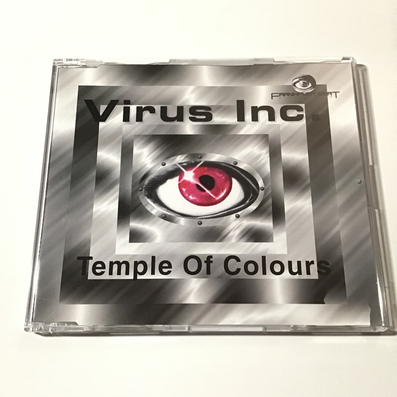 Virus Inc. Temple Of Colours Maxi-Single CD 1993 Hard Trance Acid Rare HTF