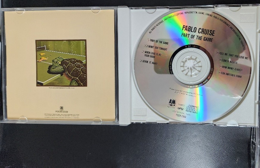 Pablo Cruise Part of The Game CD 1979 A&M Records Album