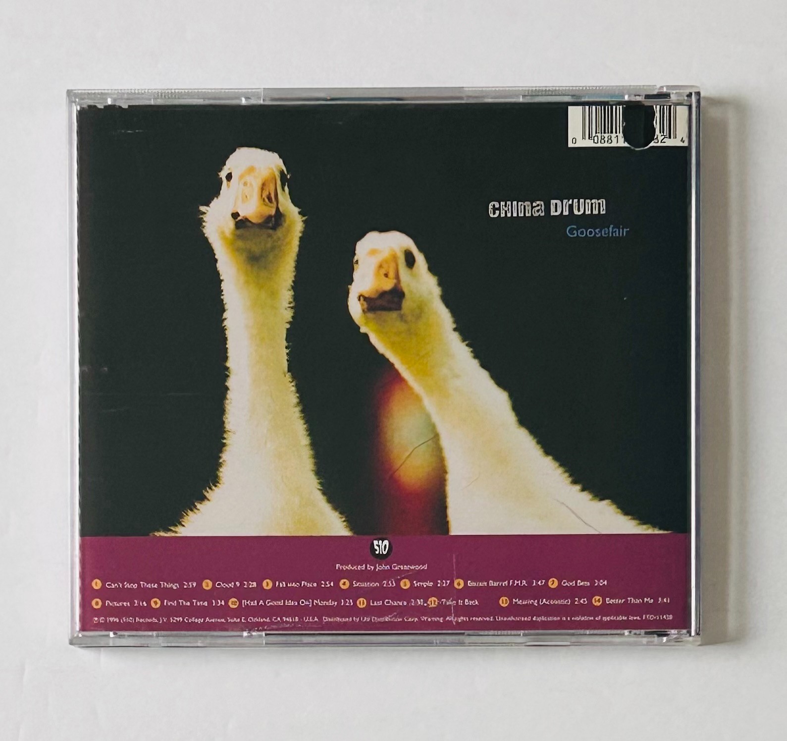 China Drum - Goosefair (510 Records, 1996, US Promo CD)