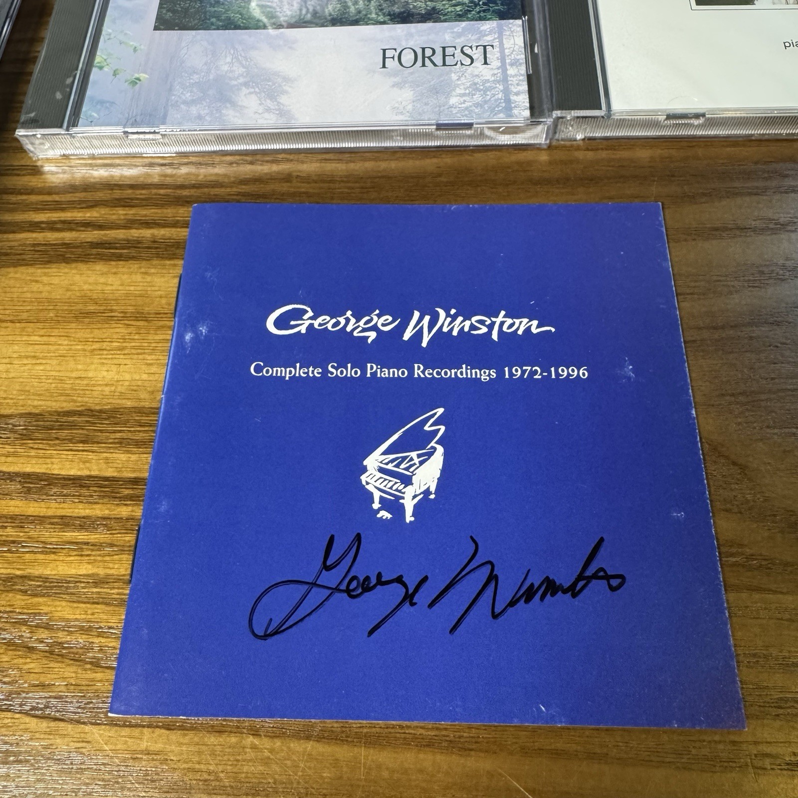 George Winston Signed Complete Solo Piano Recordings 1972-1996 CD Box Set SEALED