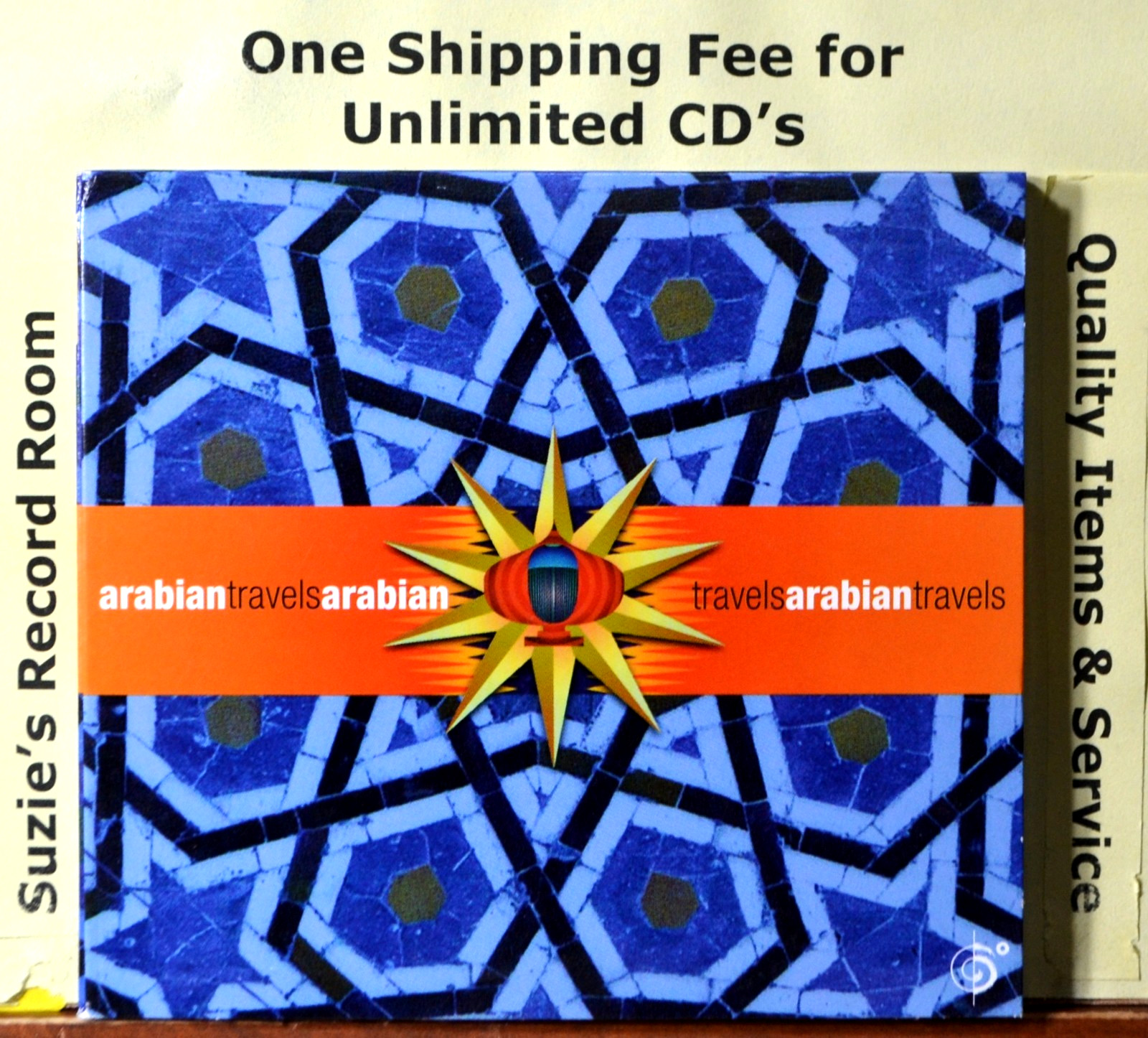 CD Arabian Travels EX NICE COPY Arabic Breakbeats -Fifth Sun -Ekova -Acid Queen