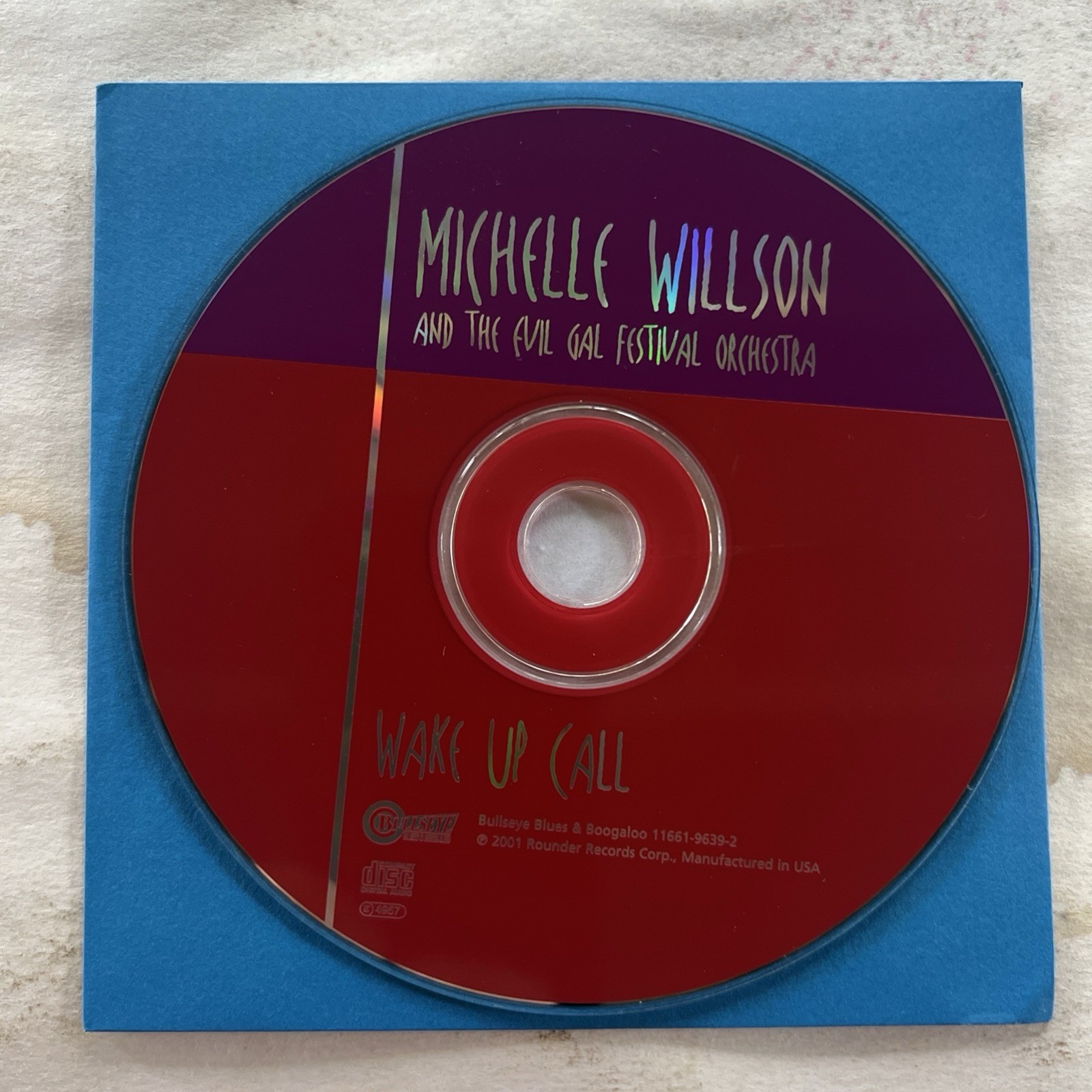Michelle Wilson and The Evil Gal Festival Orchestra - Wake Up Cal Disk Only