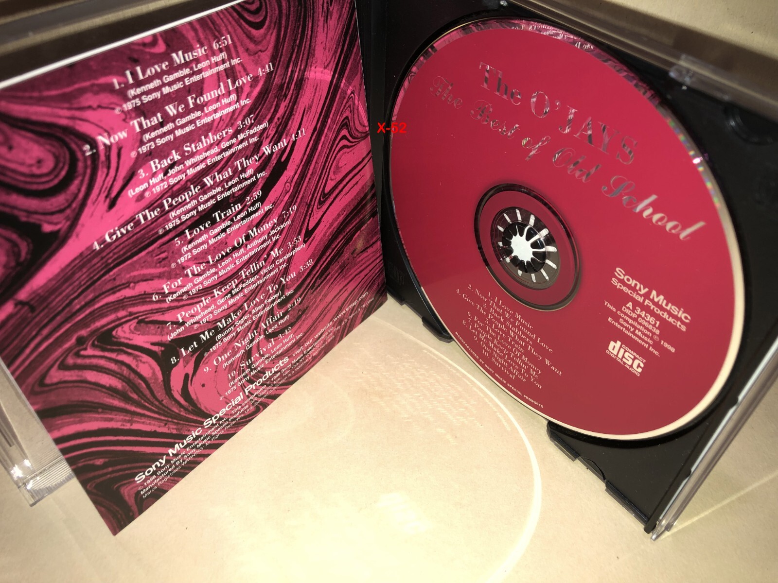 The O'Jays CD Best of Old School hits Back Stabbers Love Train For Love of Money