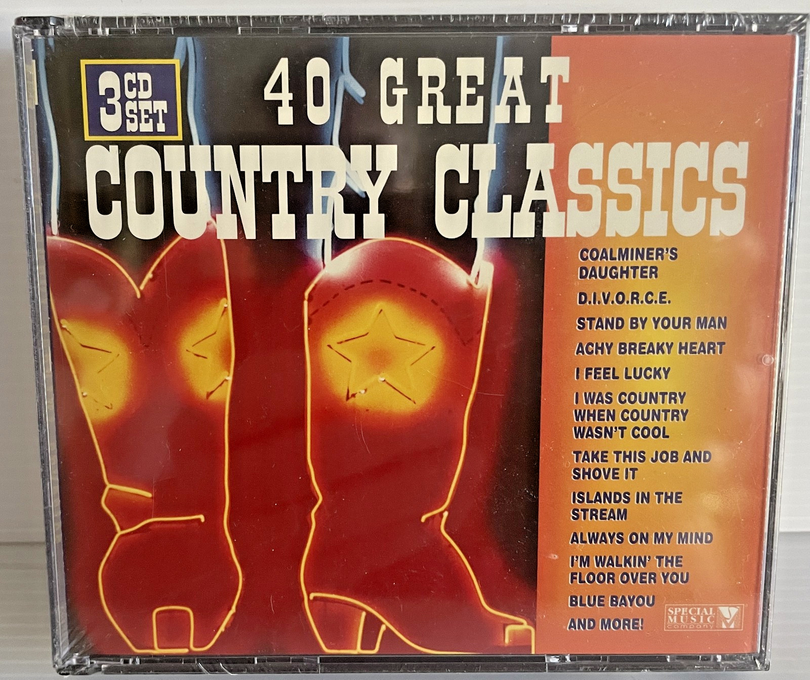 40 Great Country Classics 3 Audio CD Set NEW