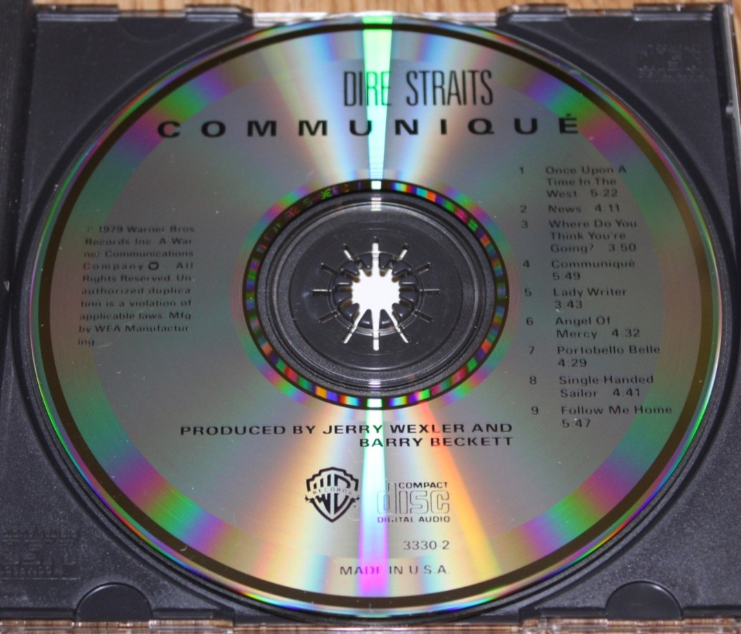 Dire Straits 2 CD Lot: "Communique" and "Brothers In Arms"