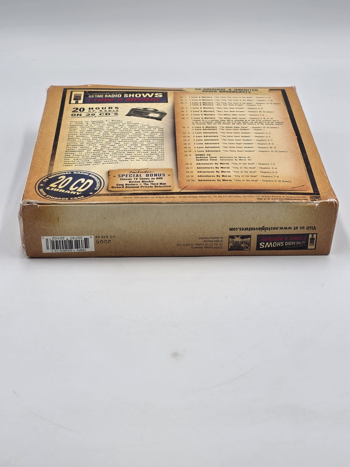 I Love A Mystery: Old Time Radio Shows - 20 Hours of Radio 20 CD's - Bonus DVD