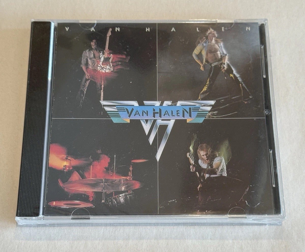 RARE BLACK INLAY Van Halen Self-Titled CD (Warner Bros.) NWT Sealed Uncommon