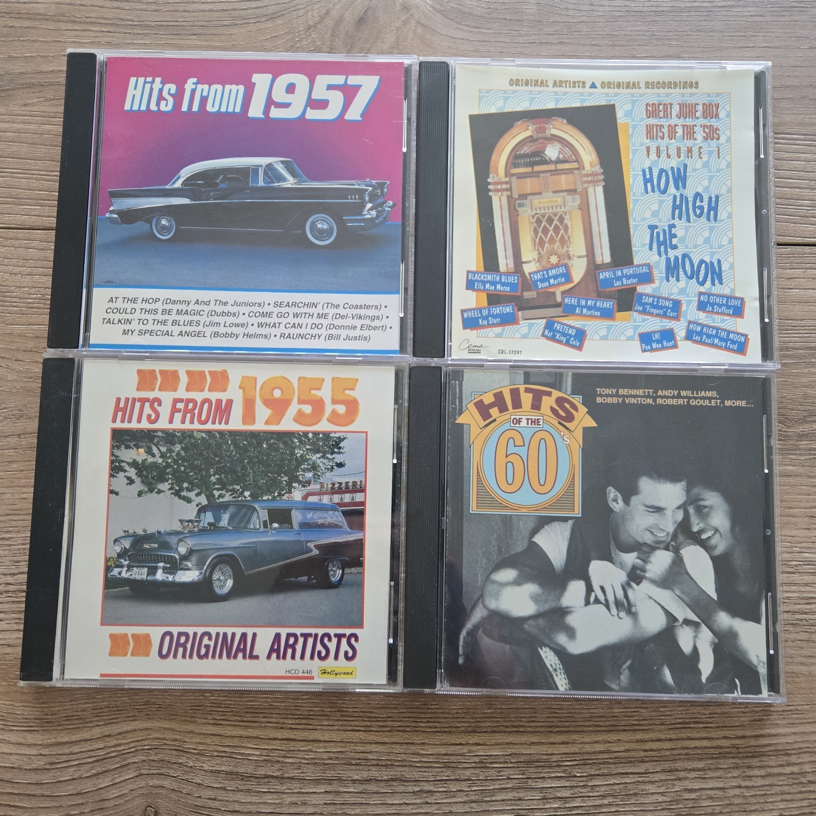 50's Hits Collection 4-CD LOT Rock & Roll Doo Wop Oldies + 60's Original Artists