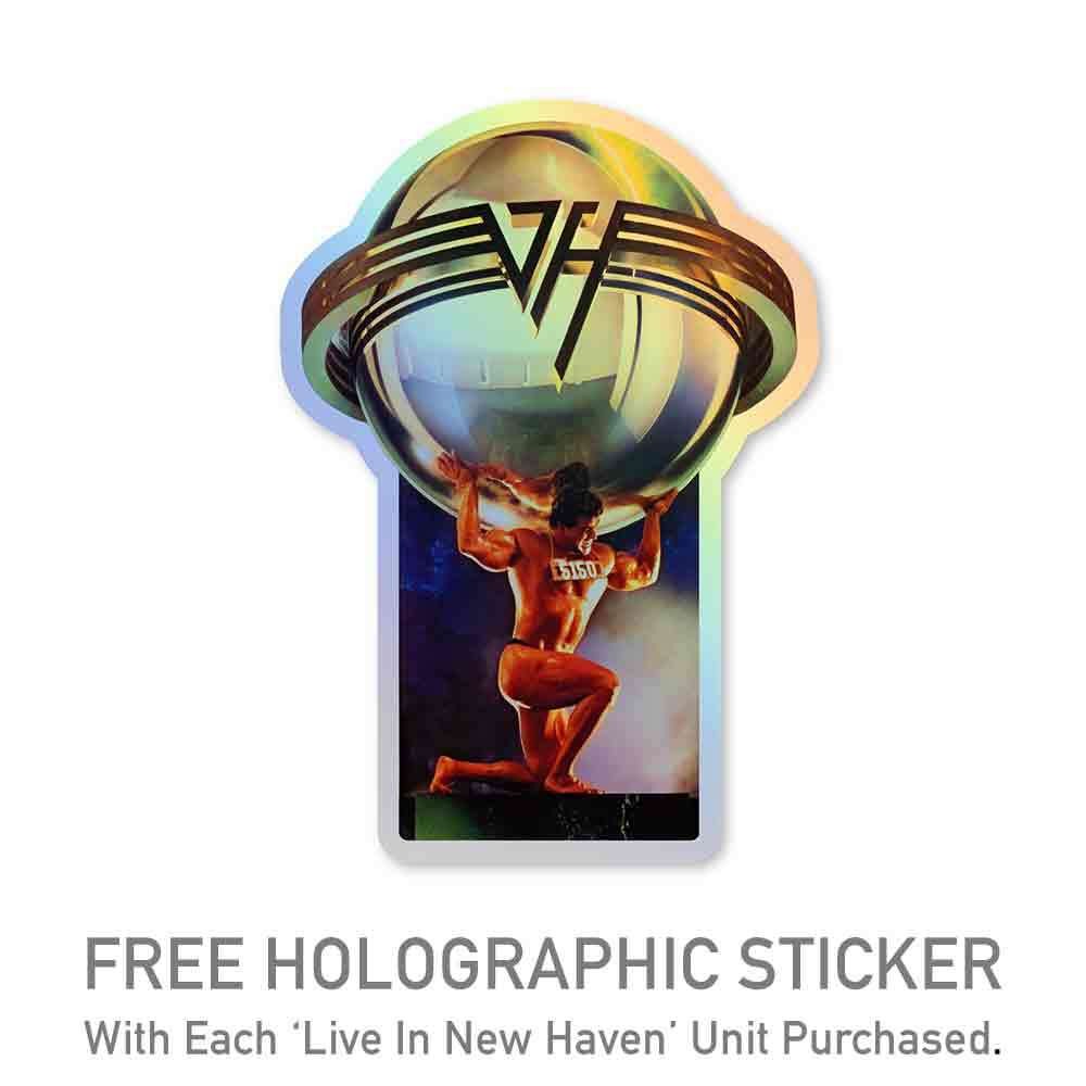 Van Halen – Live in New Haven 1986 (CD) + Free Holographic Sticker - New