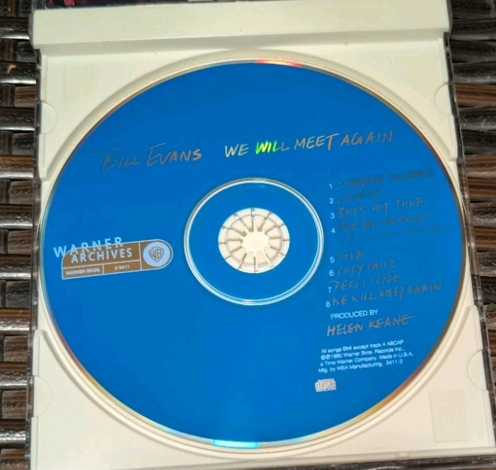 Bill Evans "We Will Meet Again" CD -Bill Evans' Final Recording Warner Bros VG+
