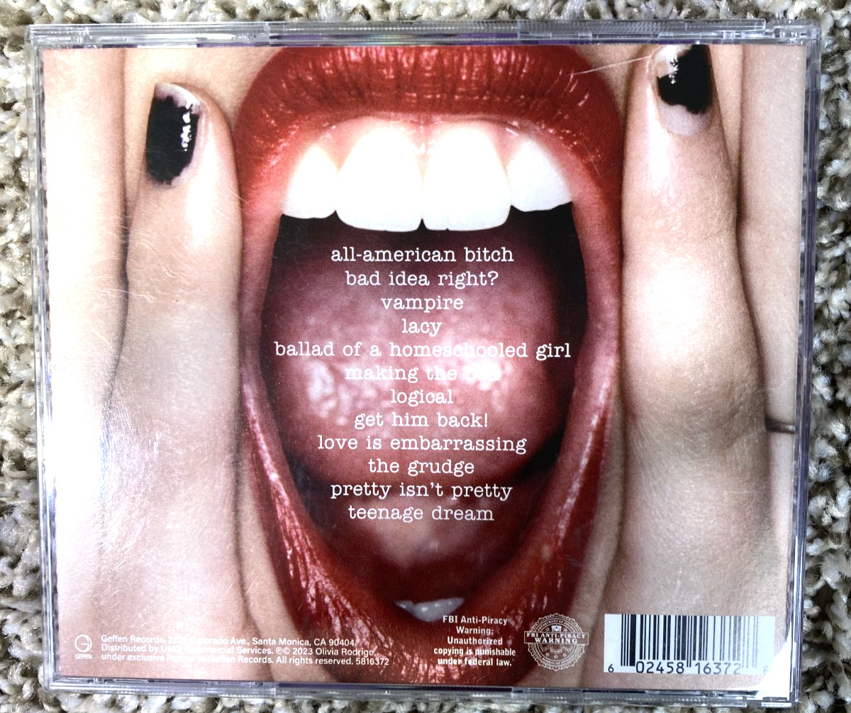 Olivia Rodrigo - Guts CD 2023 Geffin Records