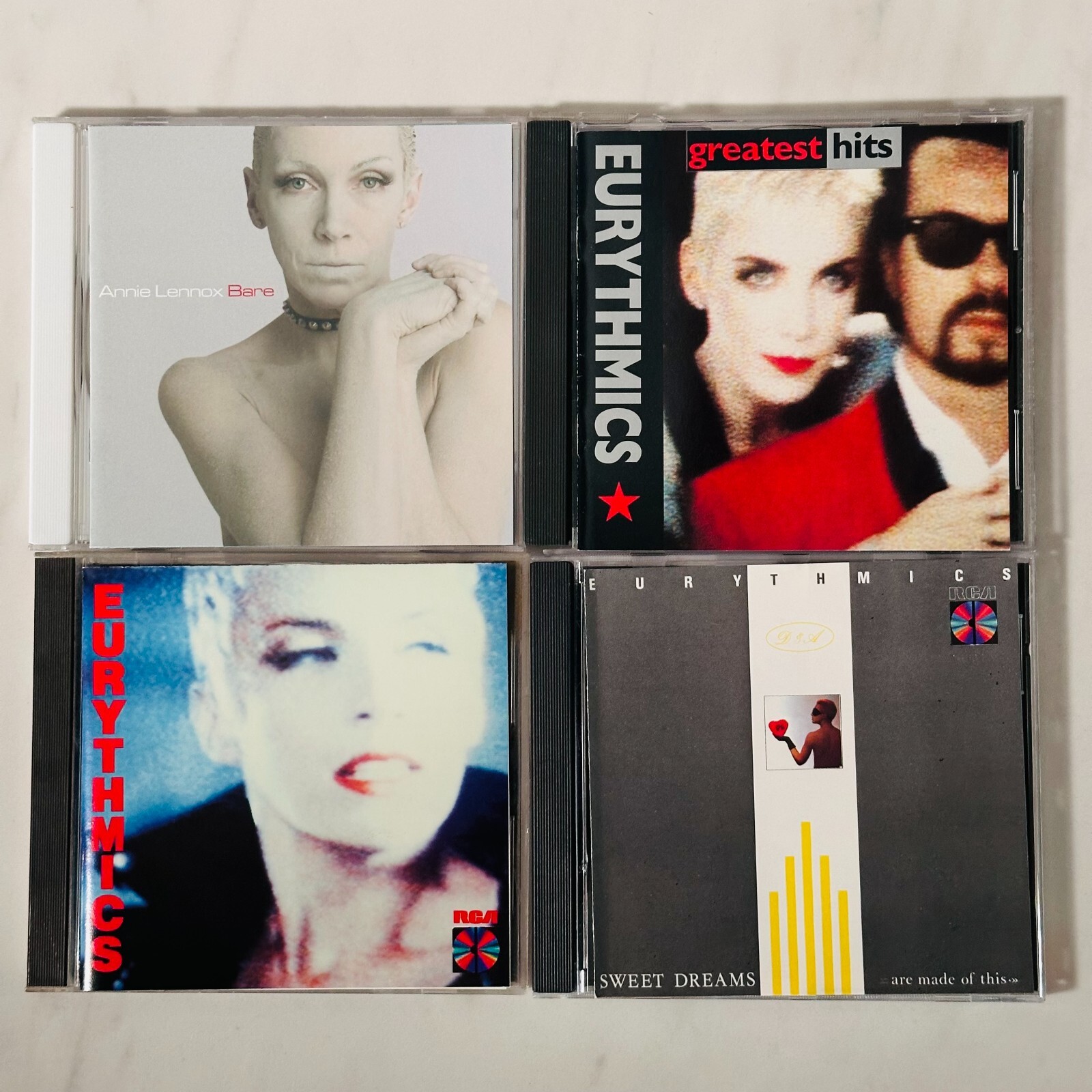 Eurythmics / Annie Lennox - Lot of 4 CDs - Two Lights - America Town - Greatest