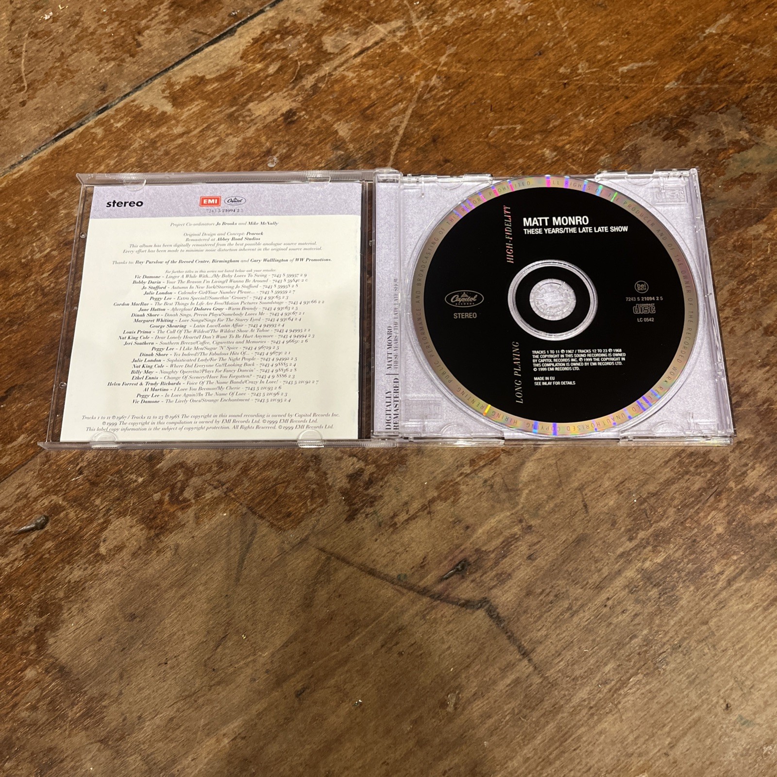 Matt Monro Jewel-Case CD’s Lot Of 9 | 2 CD Sets, Single CDS | Read Description