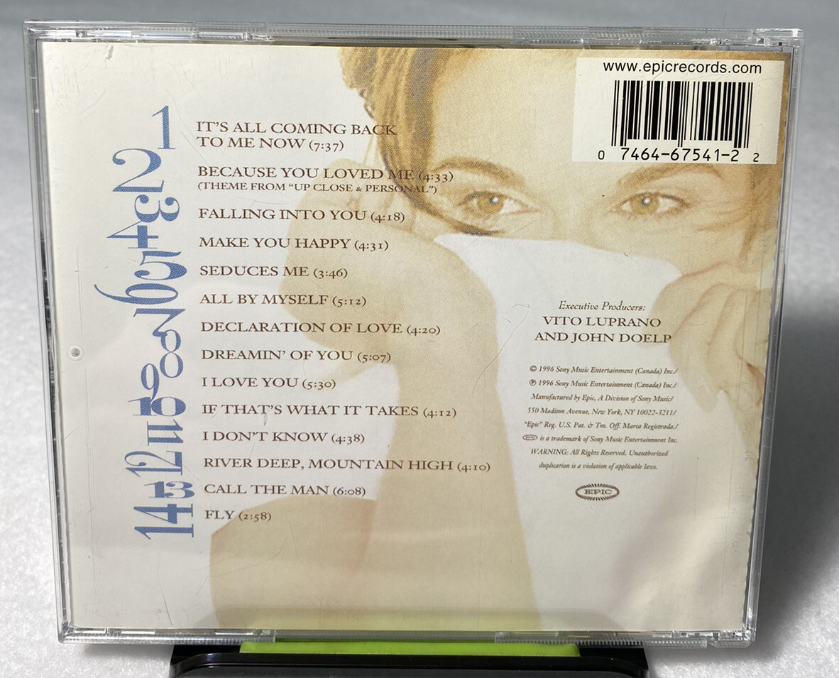 Falling Into You - Celine Dion (1996, Epic) Ballad / Soft Rock / Pop (CD, Music)
