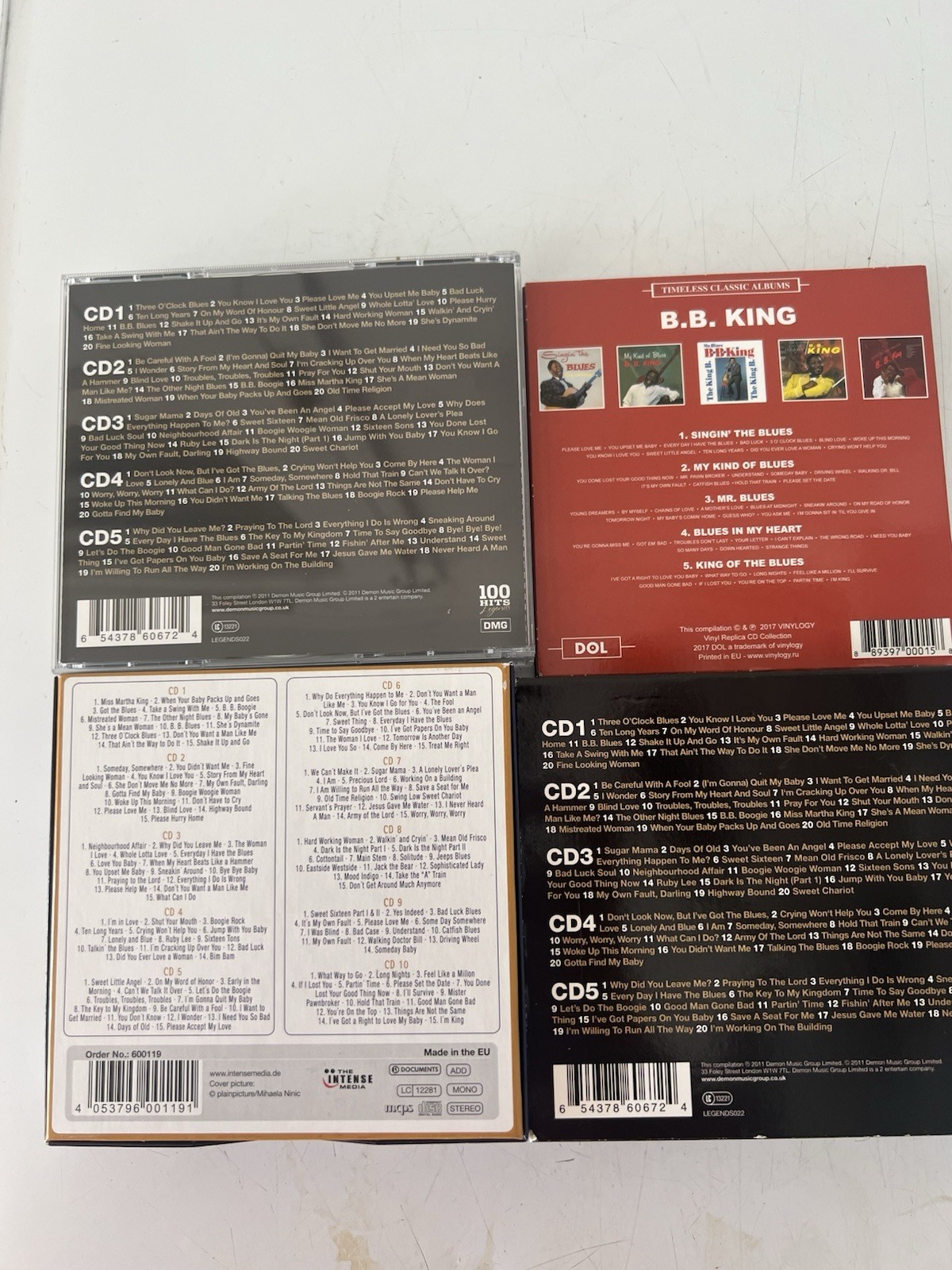 B.B. King 25 CD Box Set Lot 10CD Beale Street Blues Boy 3x 5CD Collections GT4