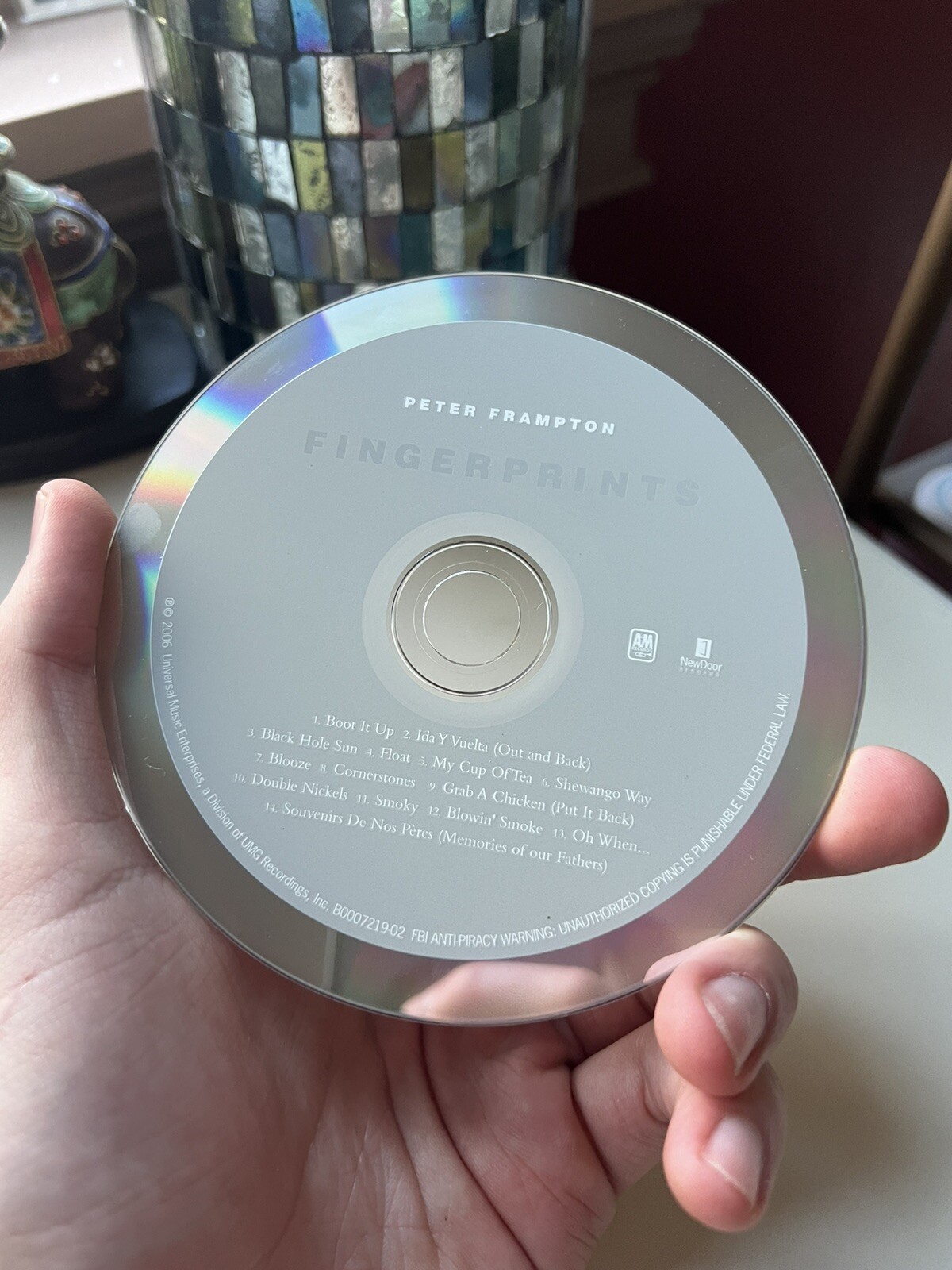 Peter Frampton Fingerprints CD 2006 New Door Records
