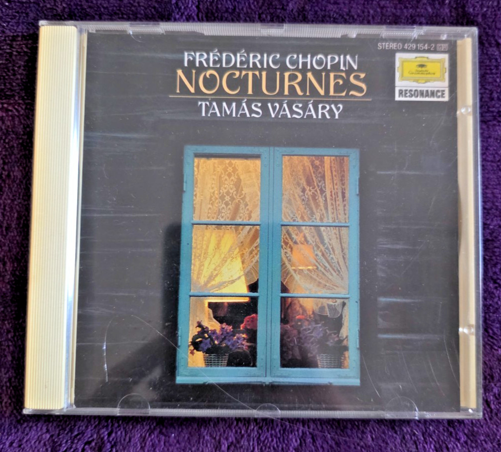 Chopin Nocturnes Tamás Vásáry Piano CD Deutsche Grammophon Resonance 429 154-2