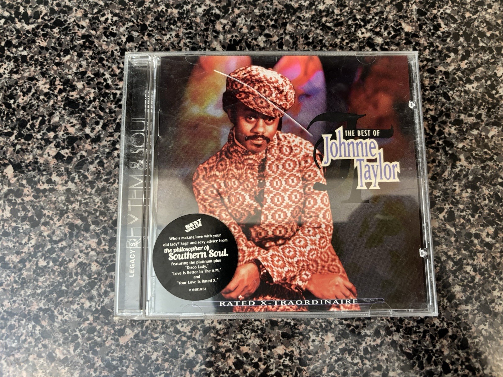The Best of Johnnie Taylor: Rated X-Traordinaire (CD, 2008) W/ Case&Hype, Tested