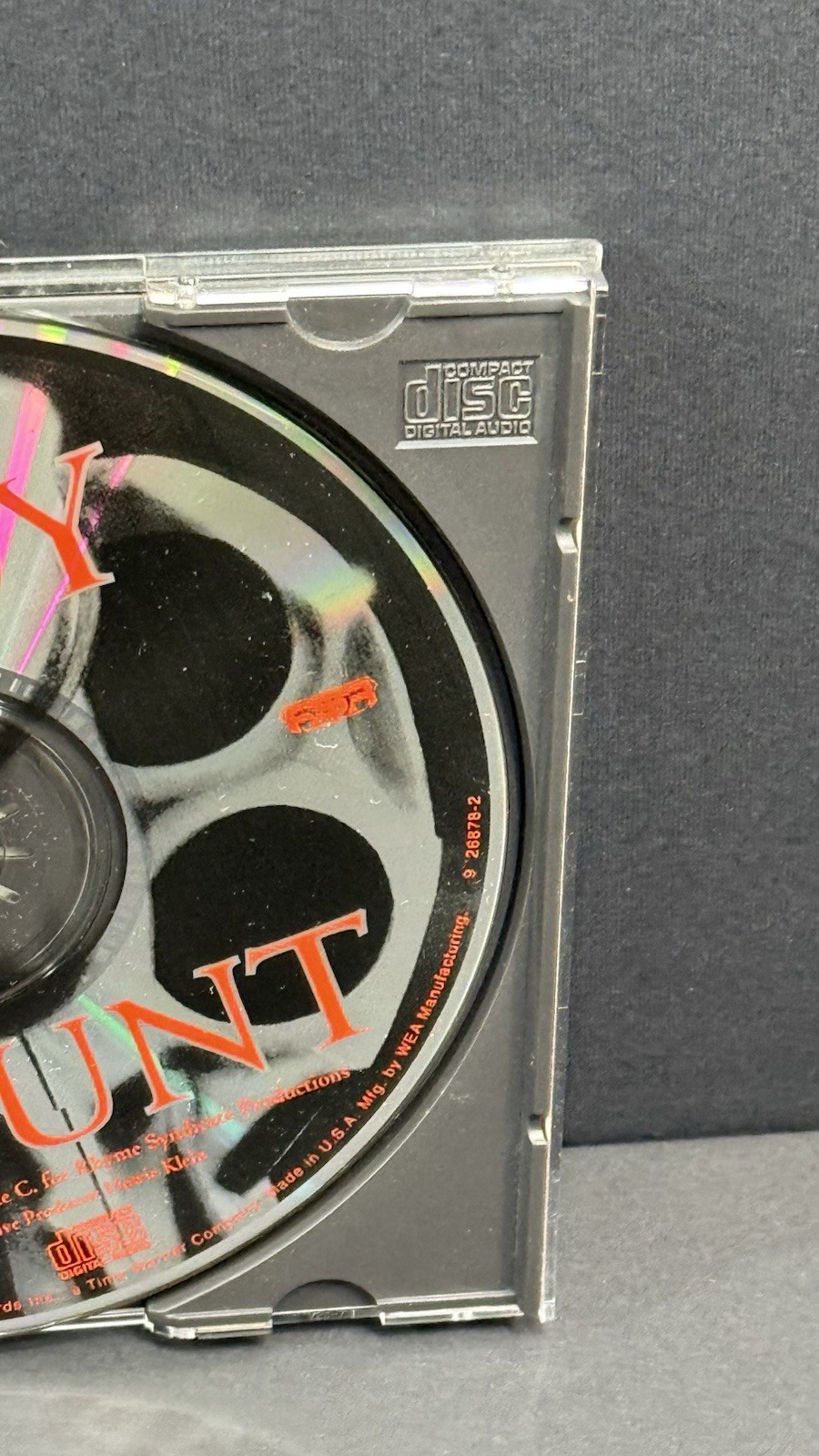 Body Count Self Titled CD 1992 Original Cop Killer 18 Track Ice-T Sire