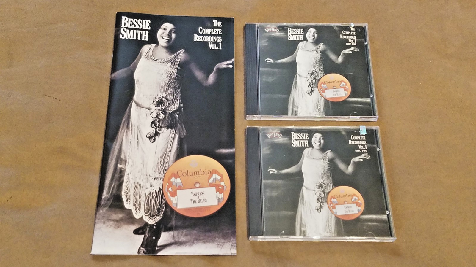Bessie Smith THE COMPLETE RECORDINGS Columbia Legacy 4CD Set Vols.1&2 VG+