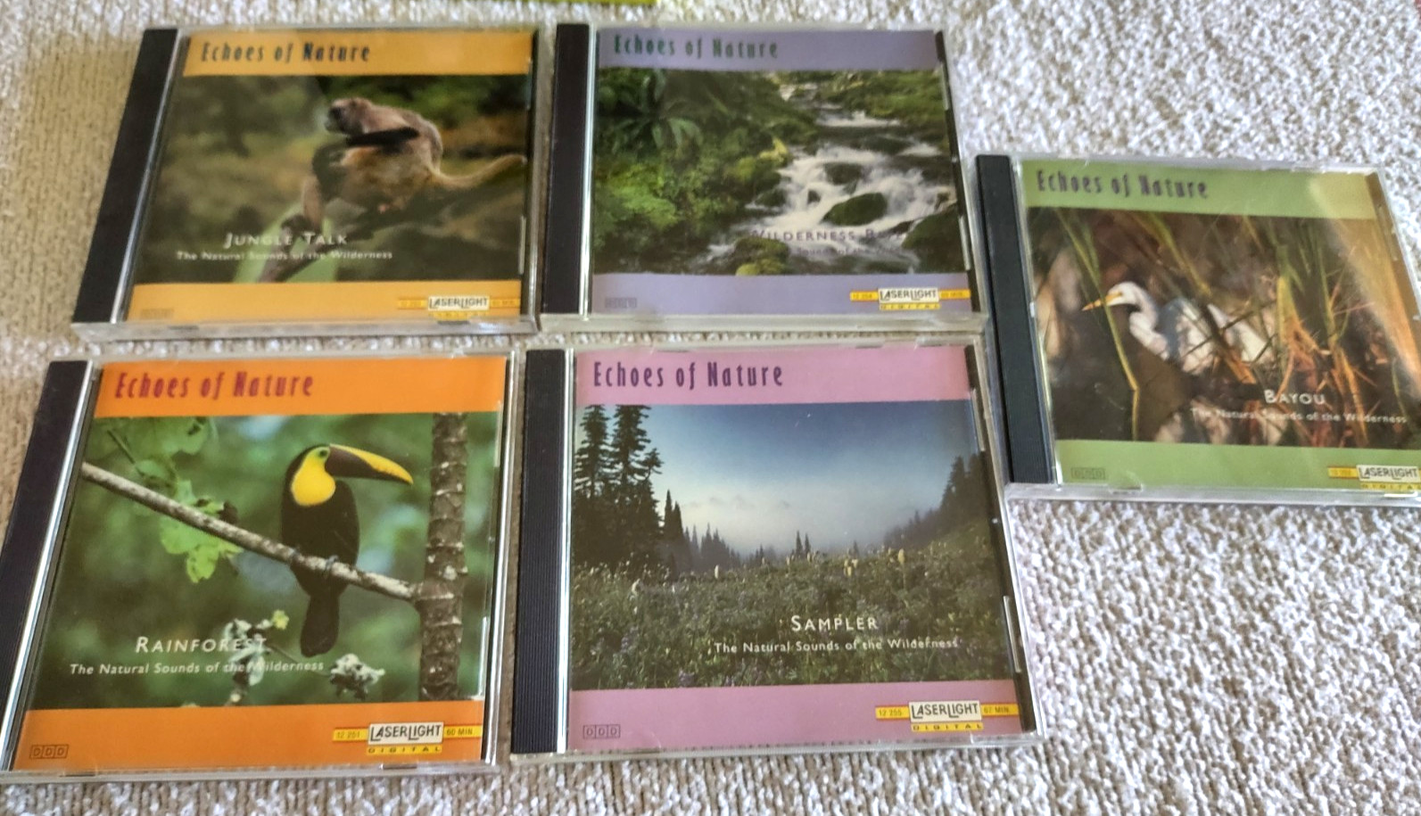 Echoes Of Nature-Natural Sounds Of The Wilderness 5 CD Set VG+ Discs