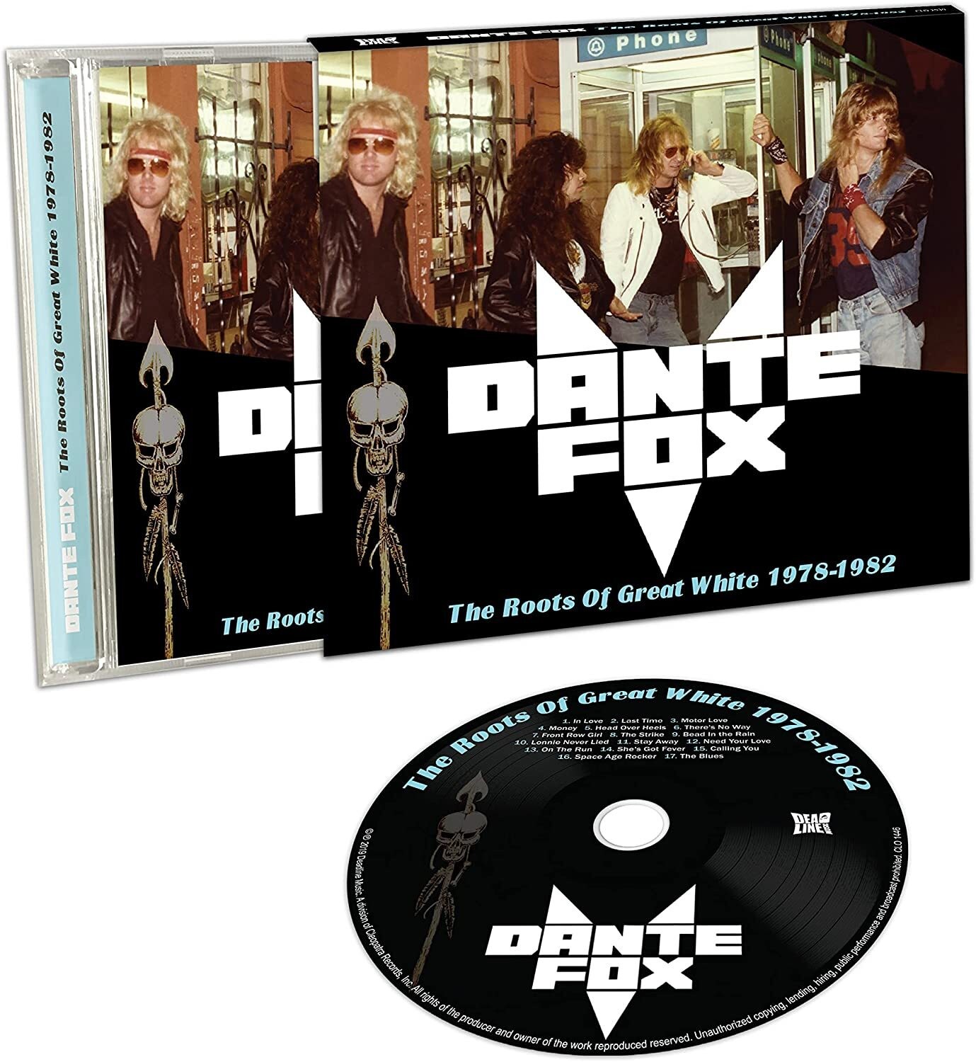 Dante Fox The Roots of Great White 1978-1982 (CD) Album