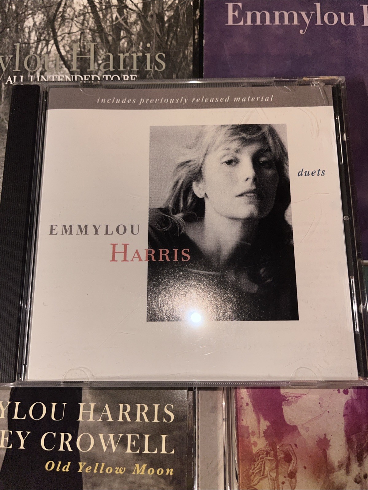 Emmylou Harris 17 CD Lot with Mark Knopfler Linda Ronstadt Dolly Parton - VG
