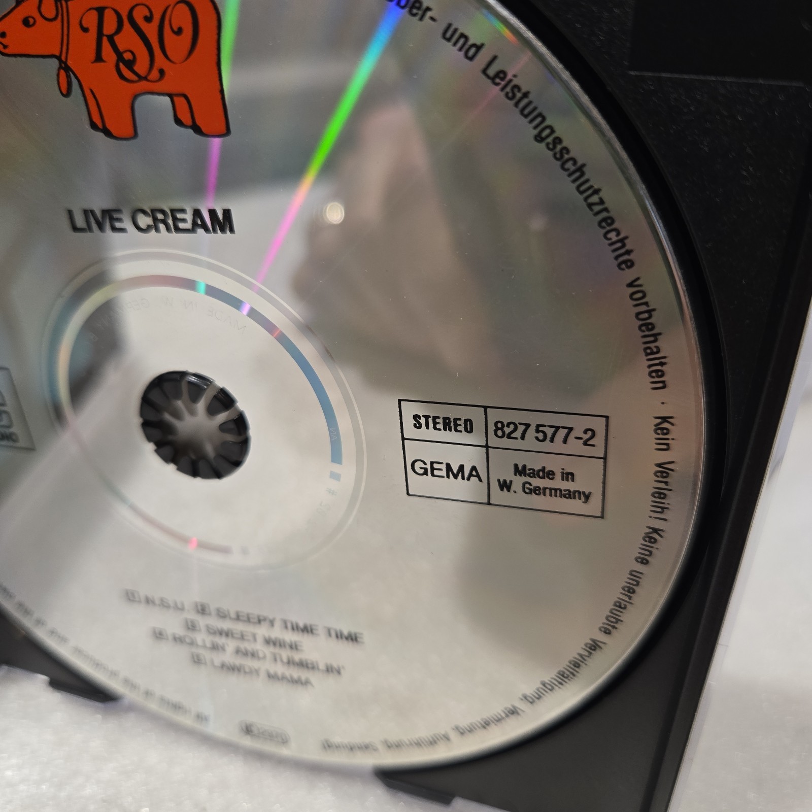 Cream - Live Cream CD Live Album - Polydor Records Gema West Germany