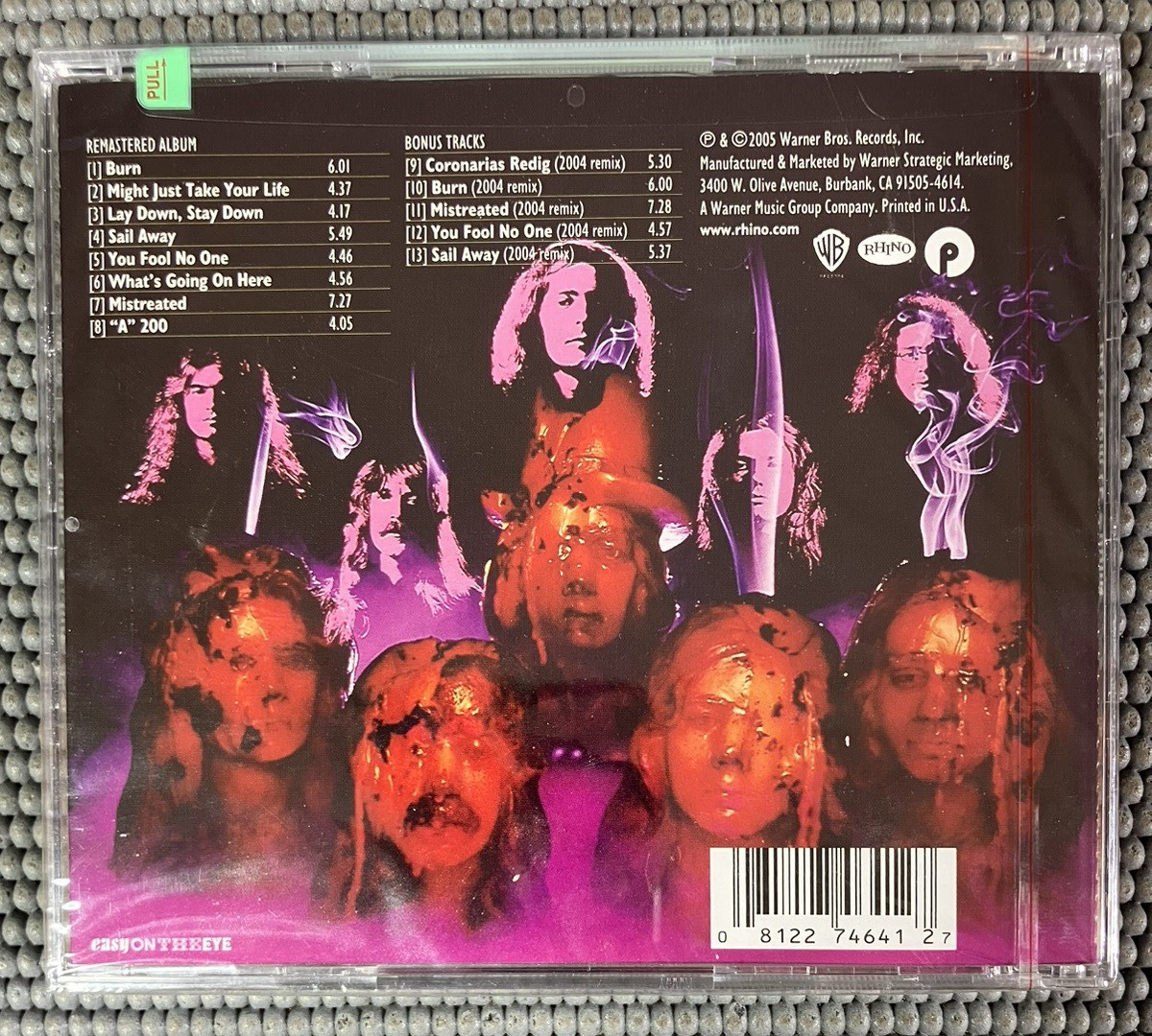 Deep Purple - Burn (Expanded ) CD Warner Bros 2005 - SEALED!