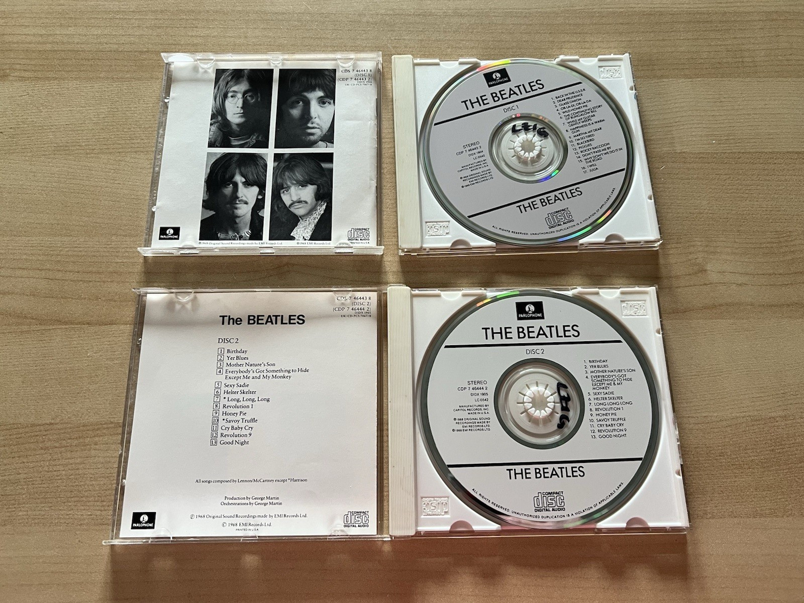 The Beatles- White Album (1968) 2-CD's Parlophone, TESTED