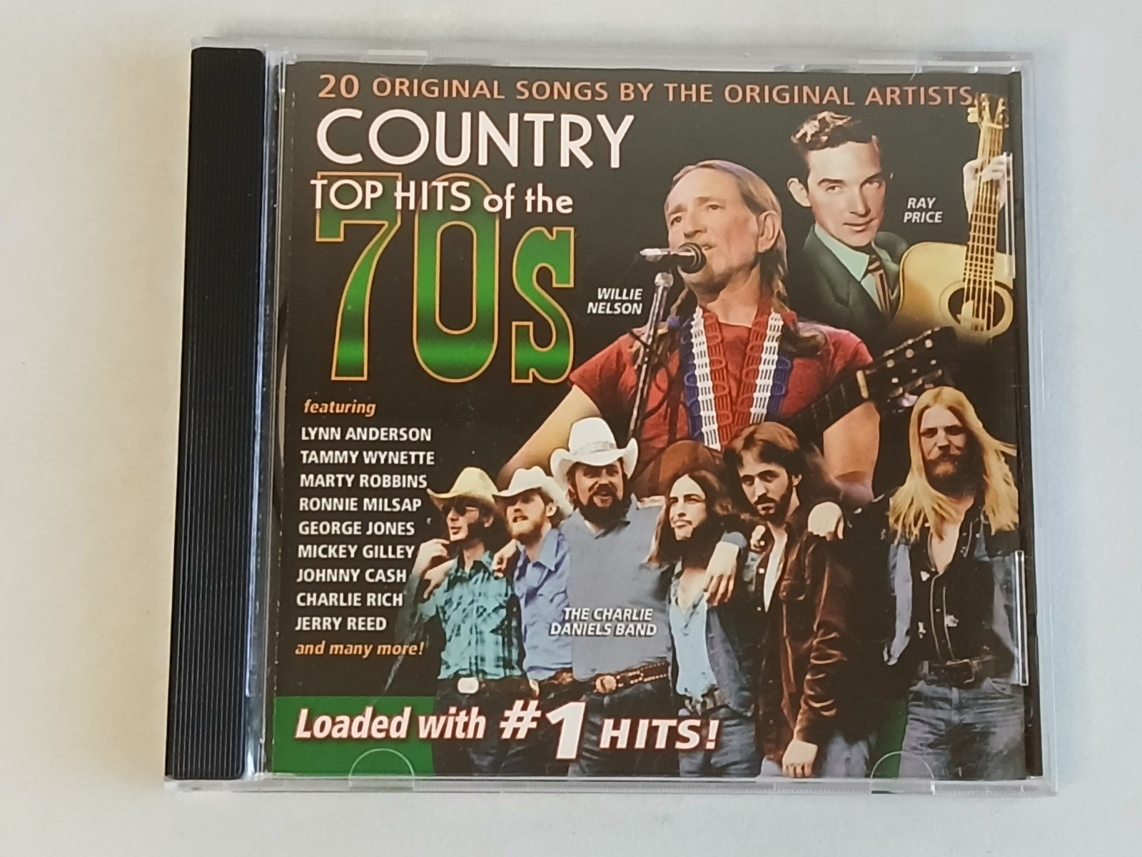 COUNTRY TOP HITS OF THE 70s & 80s Compilation CD Lot of 2 Used