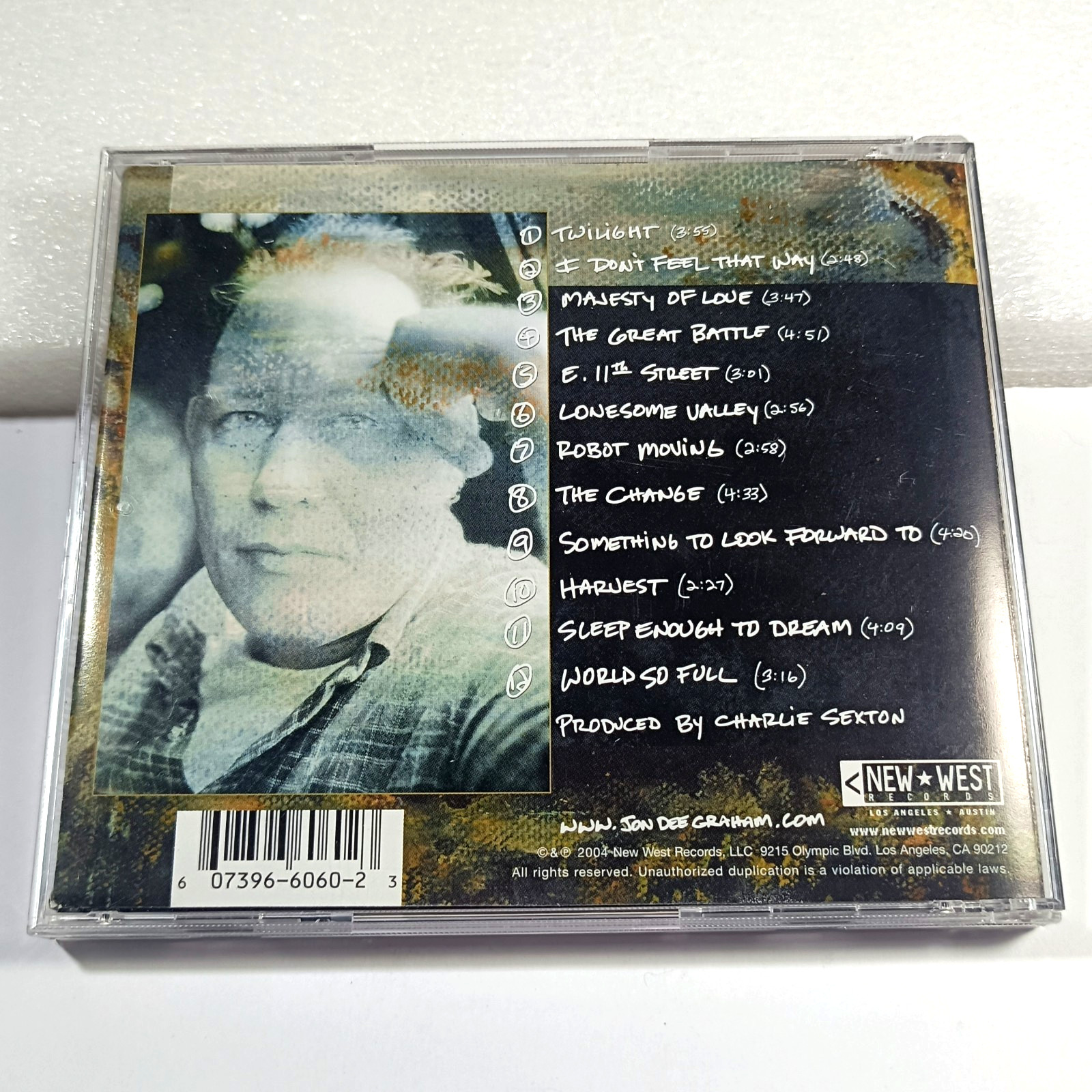 Jon Dee Graham The Great Battle CD 2004 New West Records tested