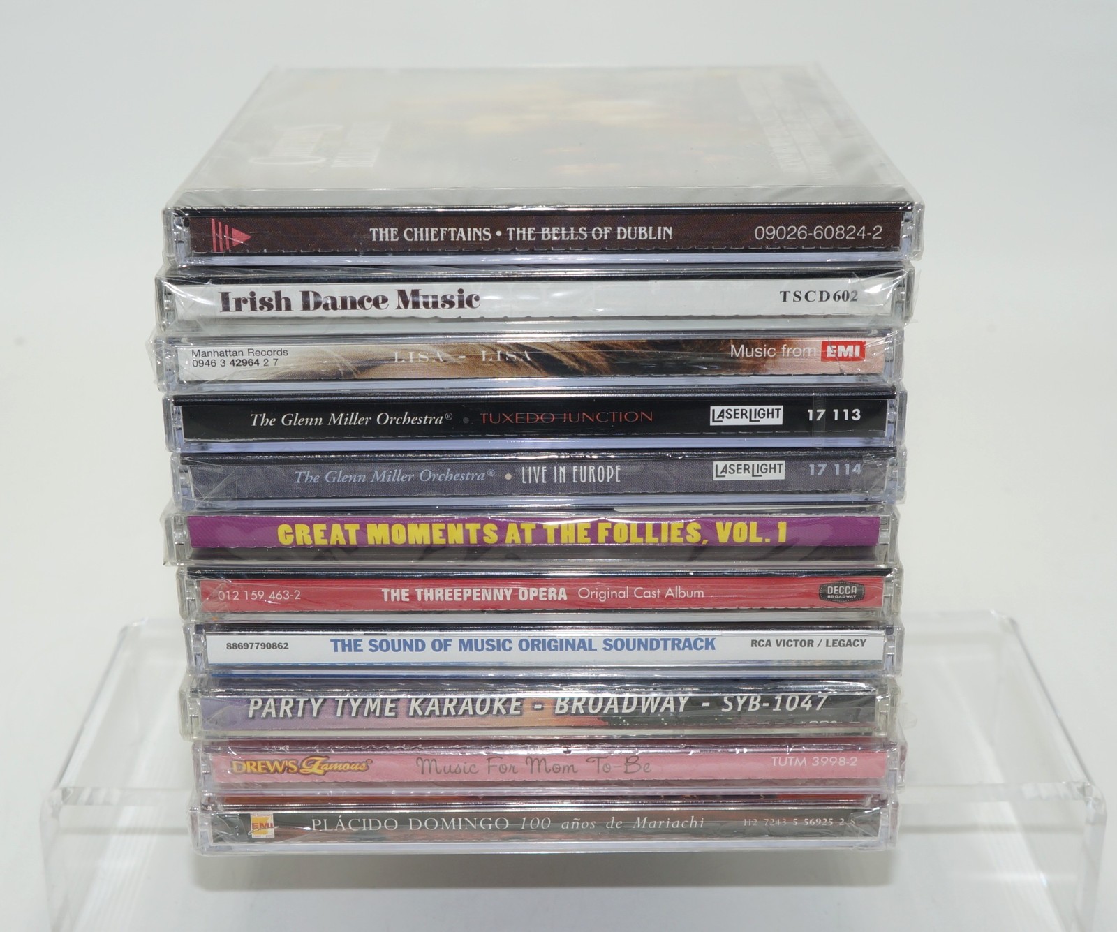 Large Lot of 55 Sealed New Music CDs Jazz R&B Pop Rock Country Celtic Free Ship
