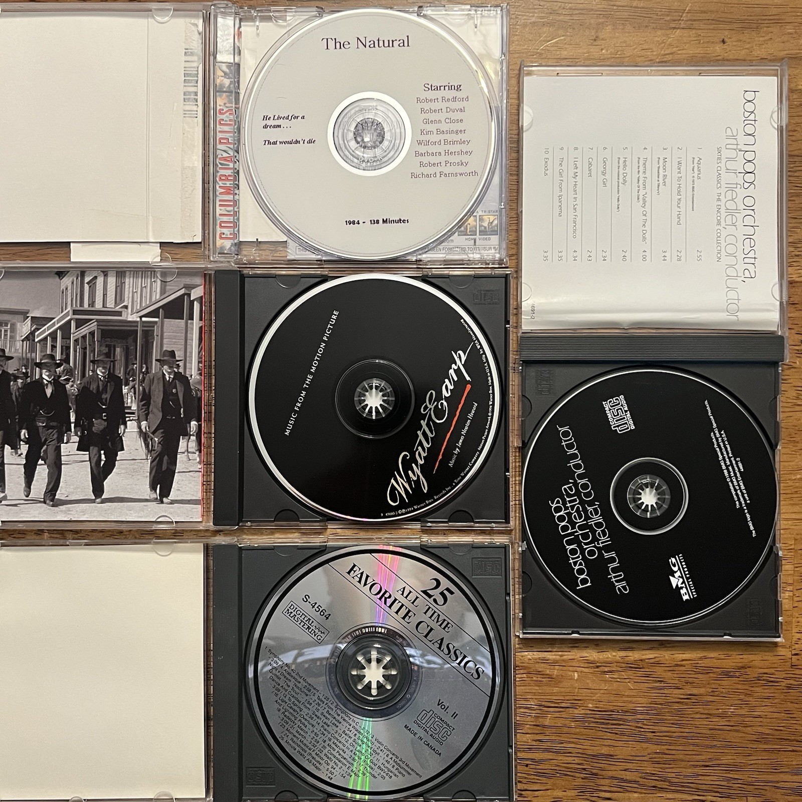 Lot of 4 CD Music Albums - Wyatt Earp Soundtrack Orchestra - Mixed Lot