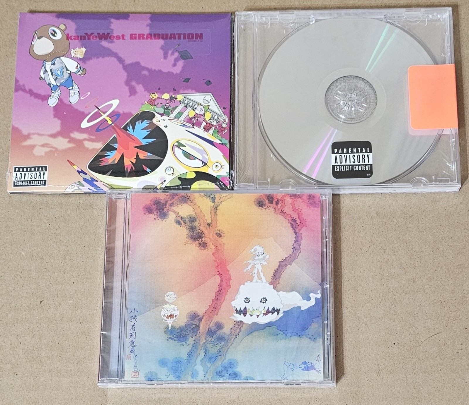 Kanye West Yeezus - Graduation - Kids See Ghosts (3) CD Lot New Factory Sealed