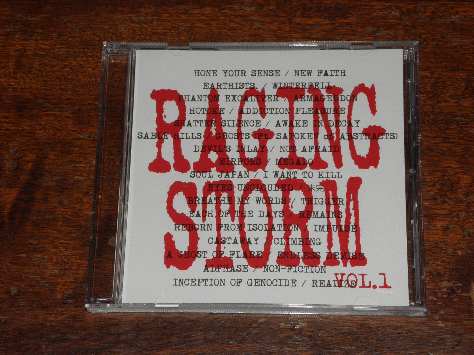 RAGING STORM VOL. 1 (CD 2017) JAPANESE METAL BANDS SAMPLER inc PHANTOM EXCALIVER