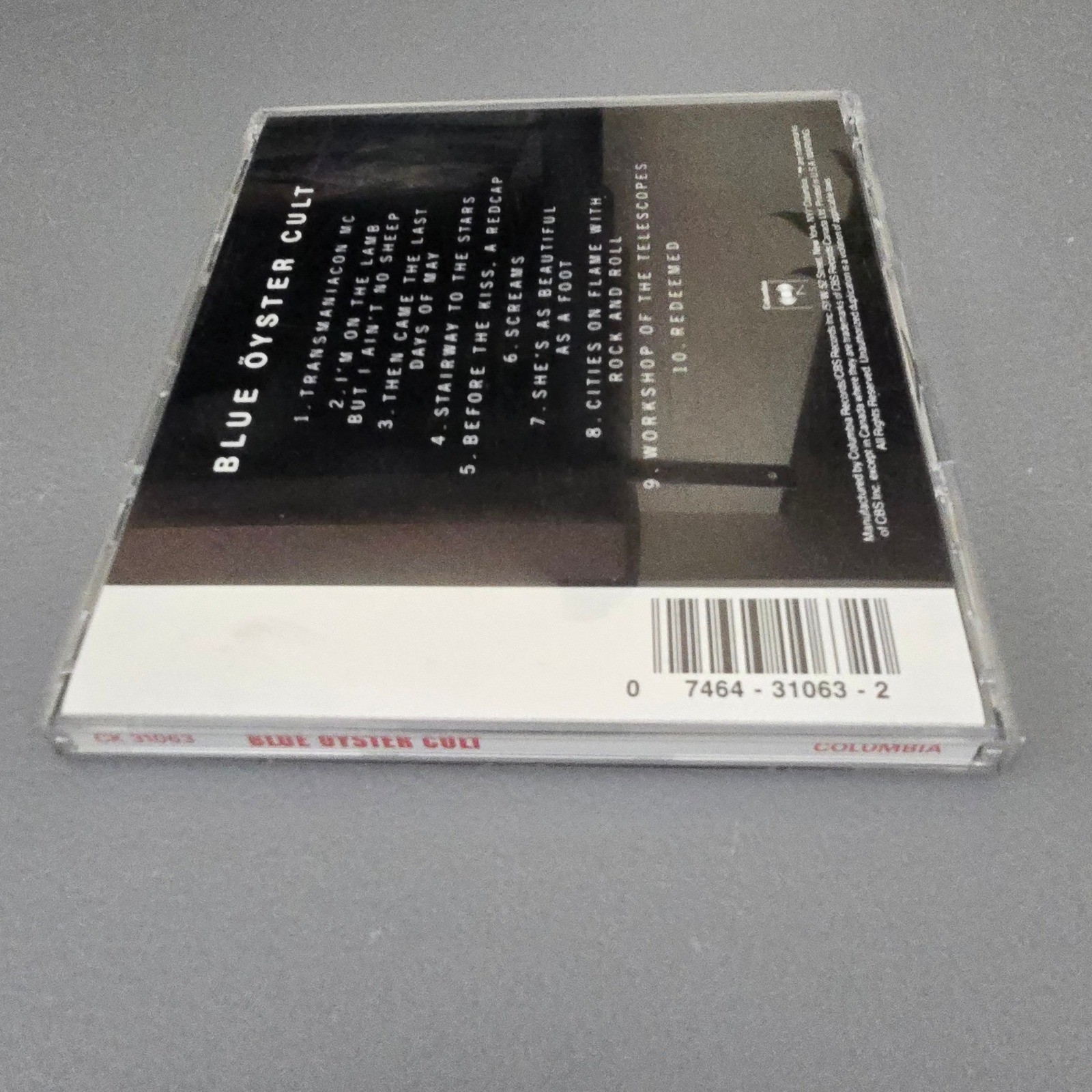 Blue Oyster Cult Self Titled Debut CD Columbia CK 31063 Rock Cities on Flame