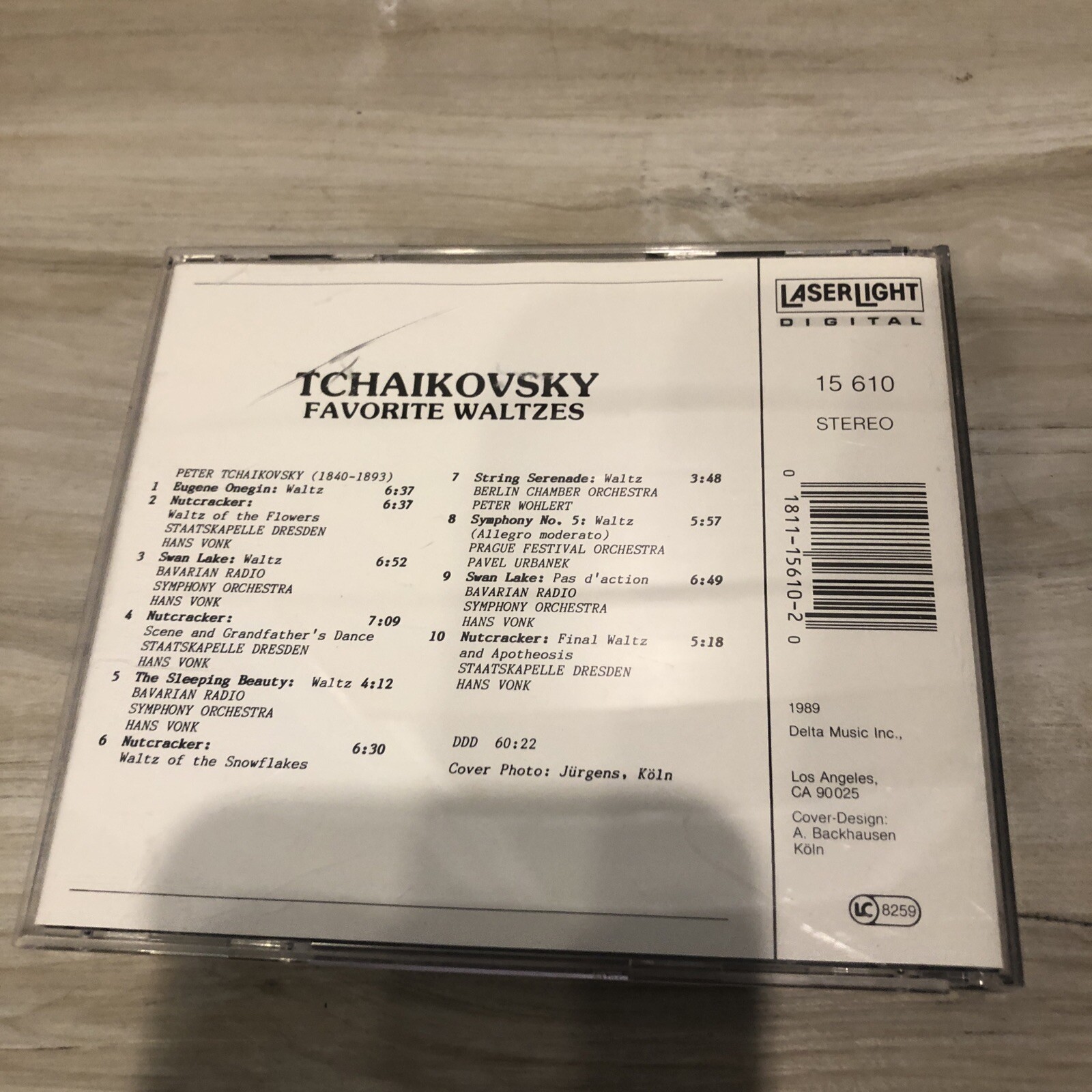 Tchaikovsky Favorite Waltzes by Various Artists (CD, 1989, Delta)