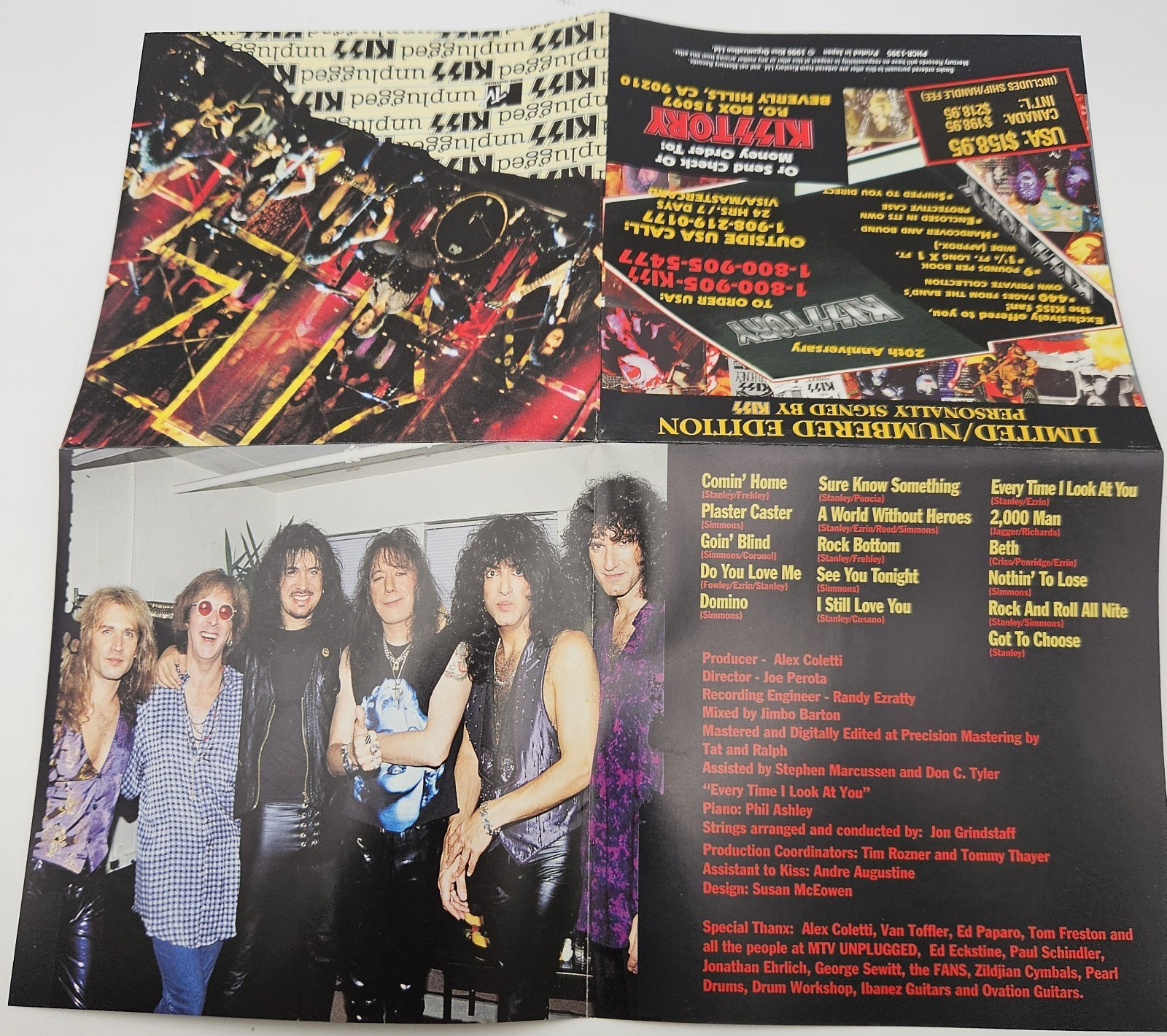 KISS MTV Unplugged Japan 1st Edition CD PHCR-1395 w/OBI Extratrack 16tracks 1996