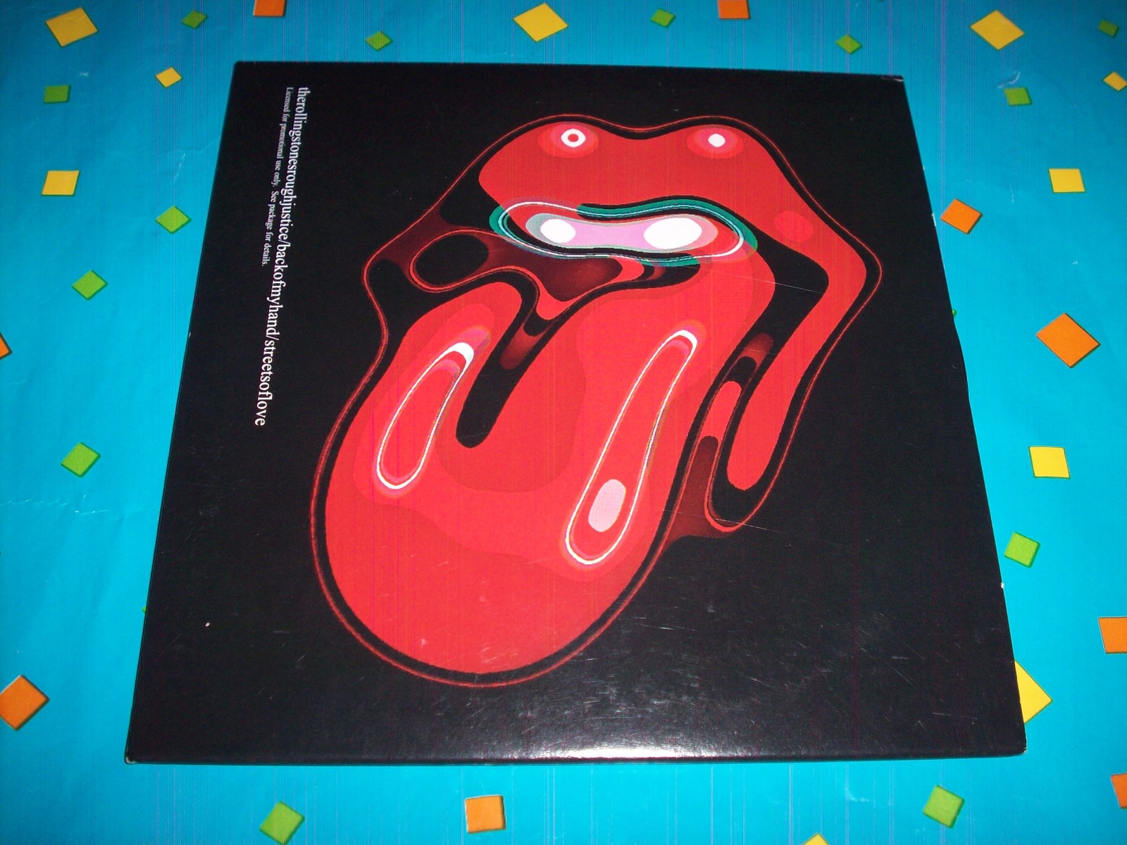 ROLLING STONES ROUGHJUSTICEBACKOFMYHANDSTREETSOFLOVE CD PROMO ONLY NEW