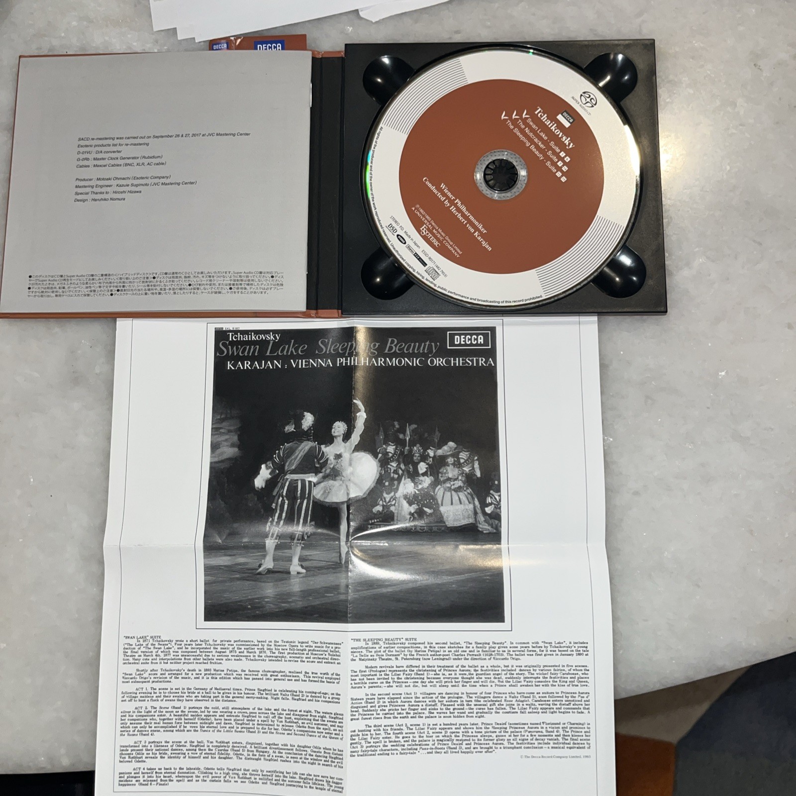 Tchaikovsky Ballet Suites Swan Lake Sleeping Beauty Nutcracker Esoteric SACD