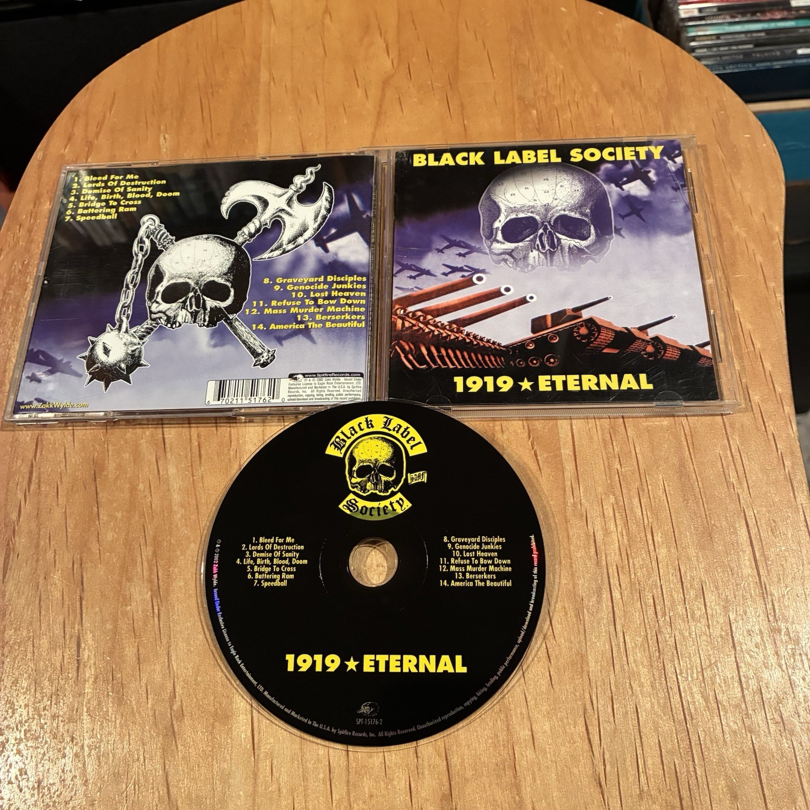 Black Label Society - 1919 Eternal CD 1st US press zakk wylde black sabbath ozzy