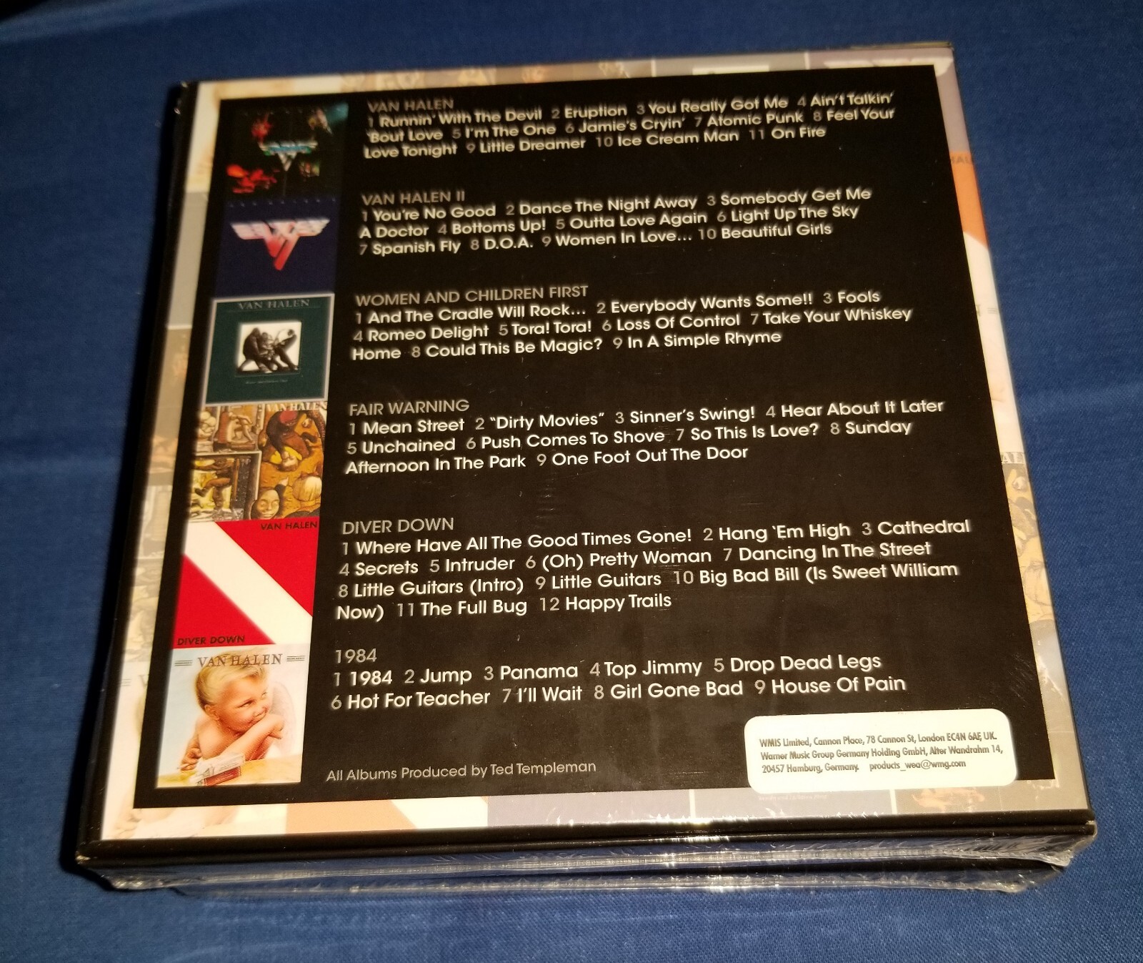 VAN HALEN Studio Albums 1978-1984 by Van Halen (CD💿 2013) Warner New Sealed Box