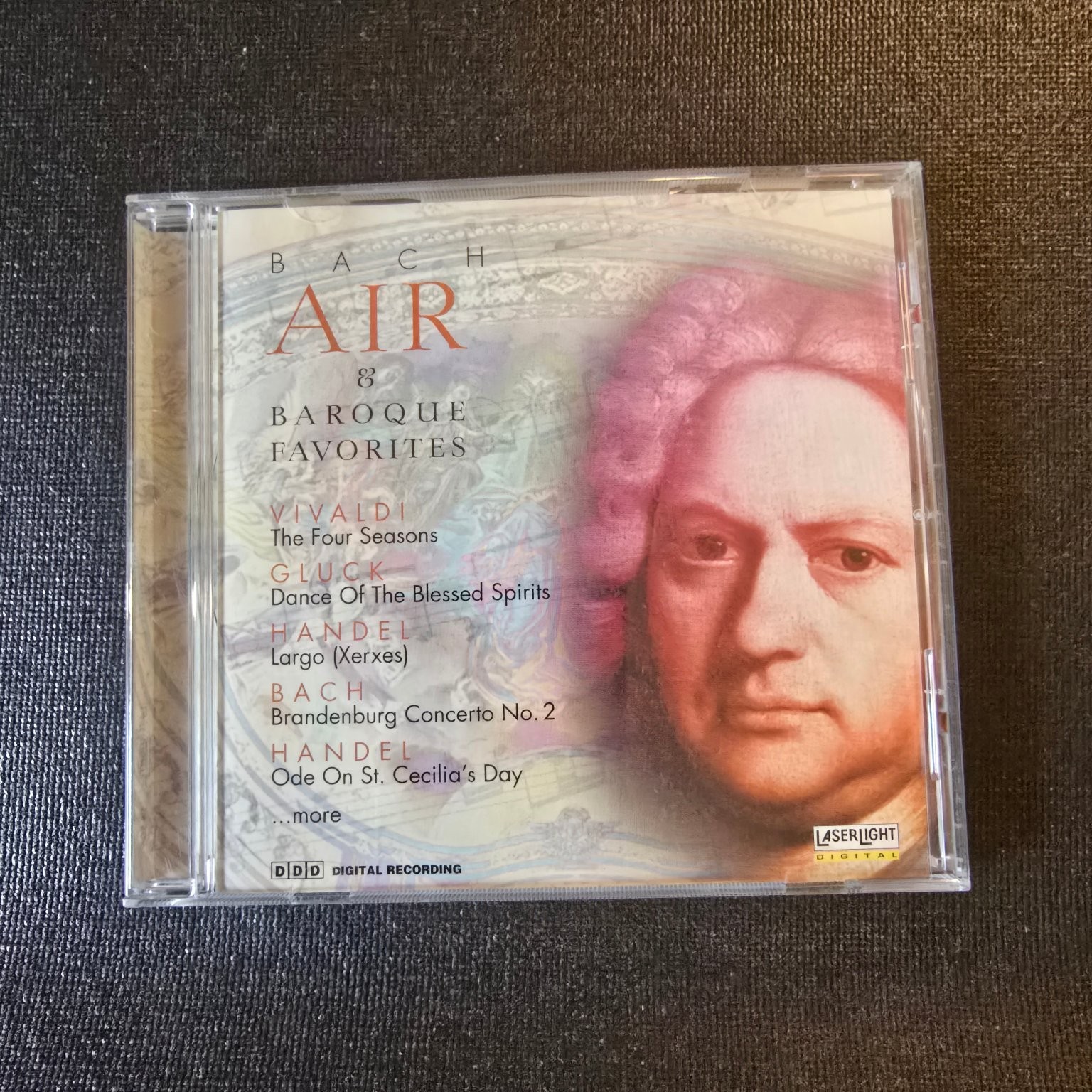 Bach Air & Baroque Favorites CD 1990 Classical Laserlight Digital